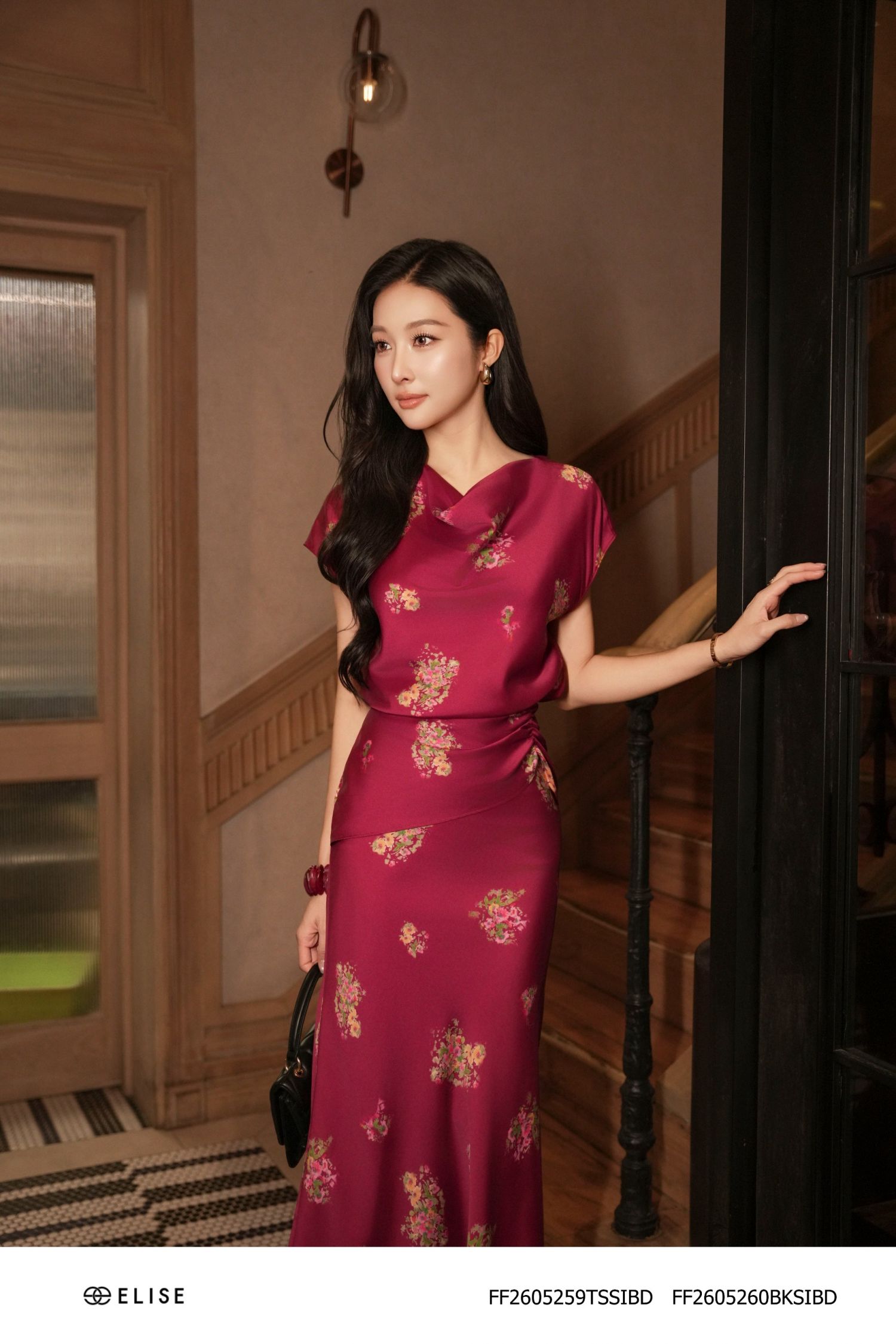 CV LỤA ĐỎ RƯỢU HT HOA NHÍ