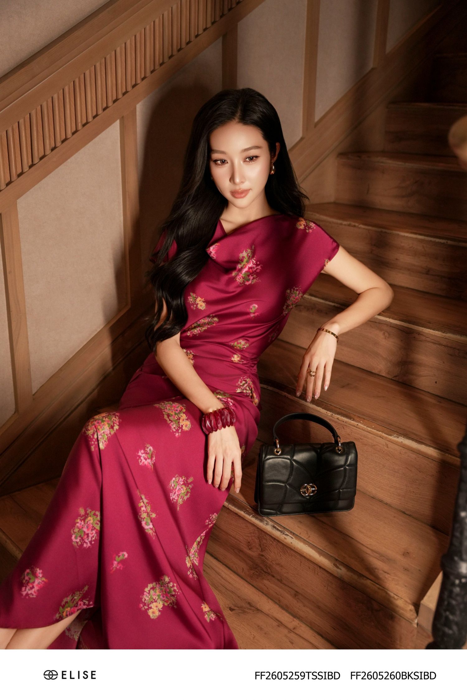 CV LỤA ĐỎ RƯỢU HT HOA NHÍ