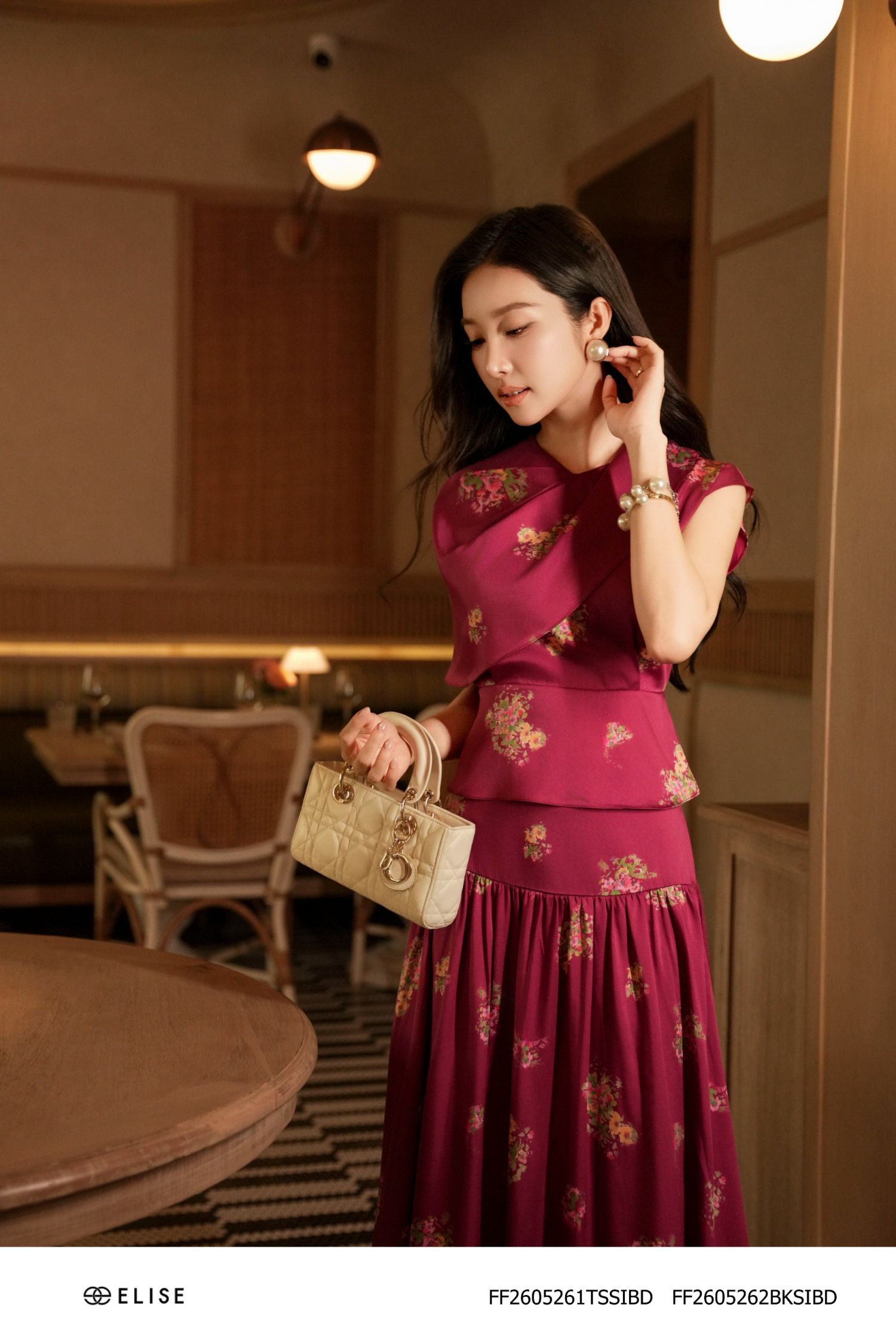 CV LỤA TÚI DỌC HT HOA NHÍ