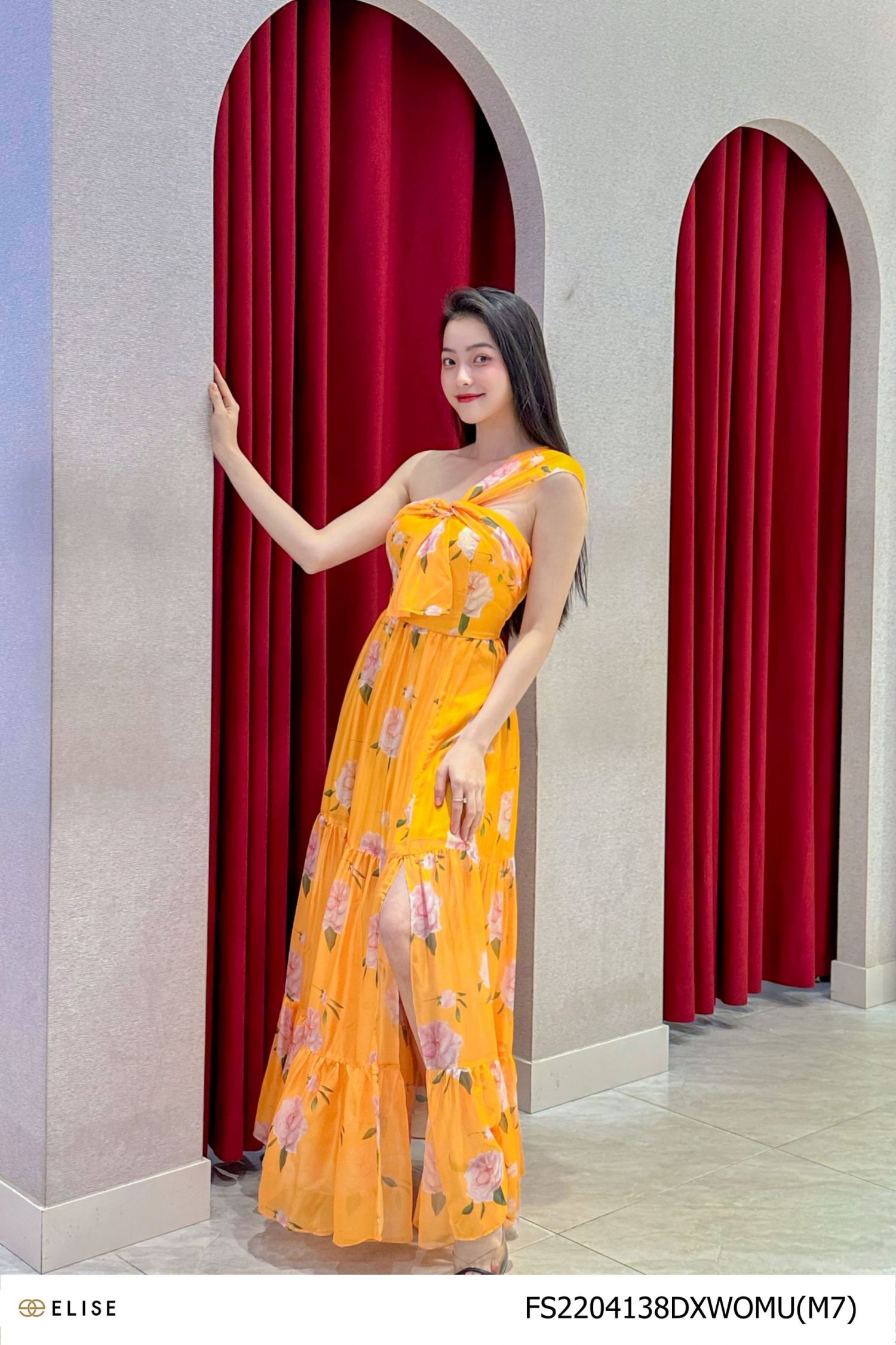 ĐẦM MAXI VOAN HT VAI LỆCH