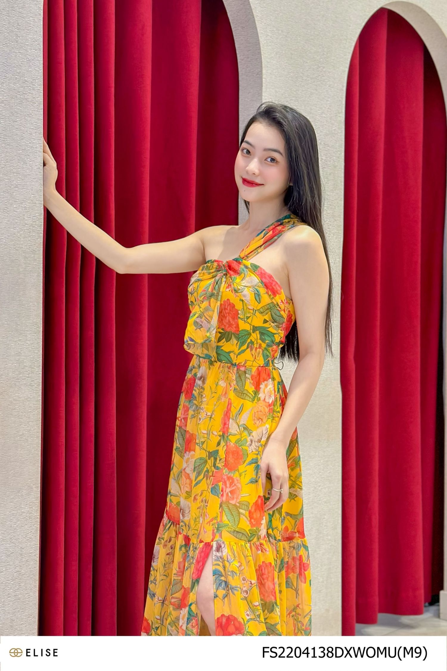 ĐẦM MAXI VOAN HT VAI LỆCH