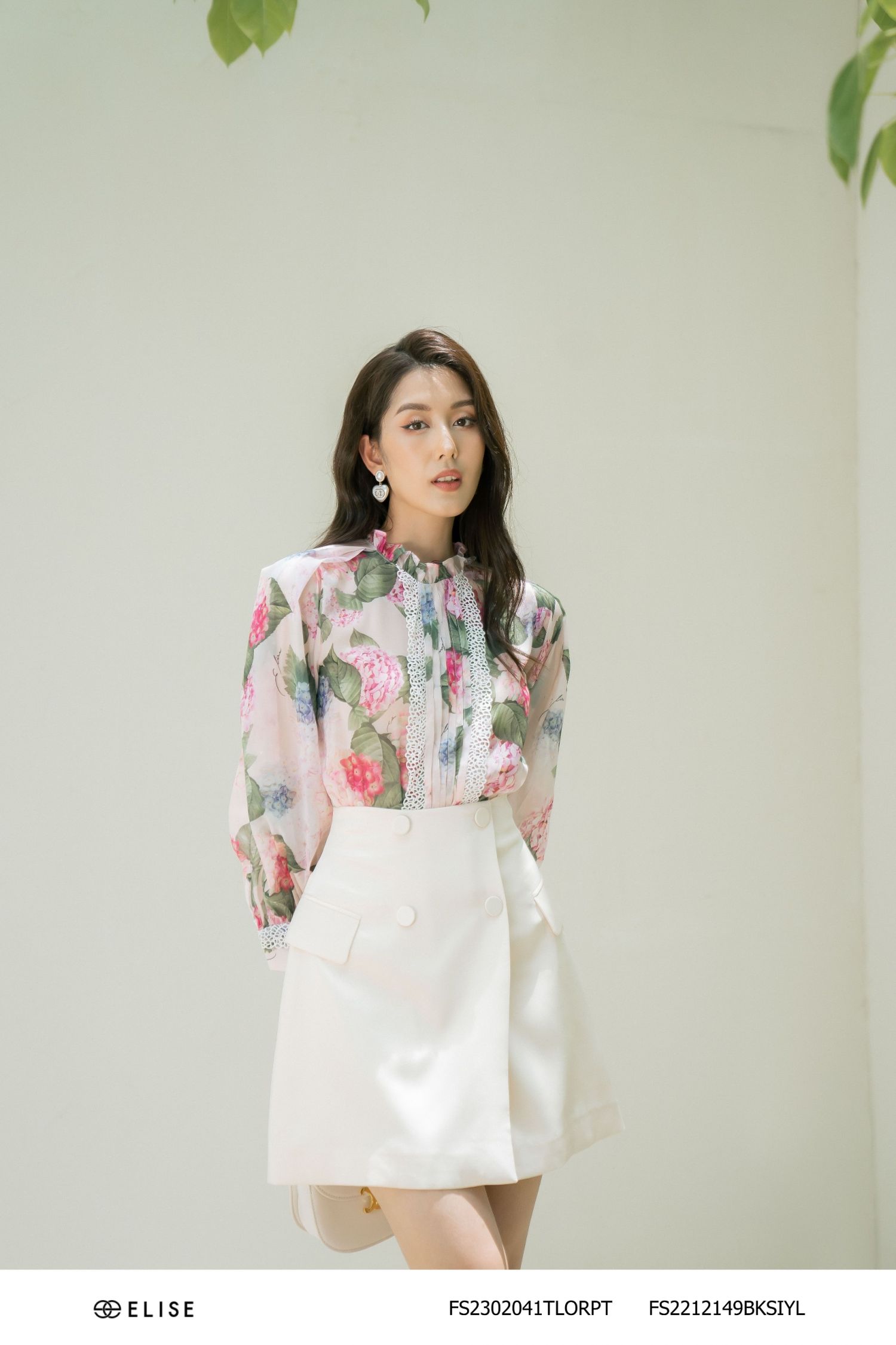 JUPE VÀNG VẠT CHỒNG