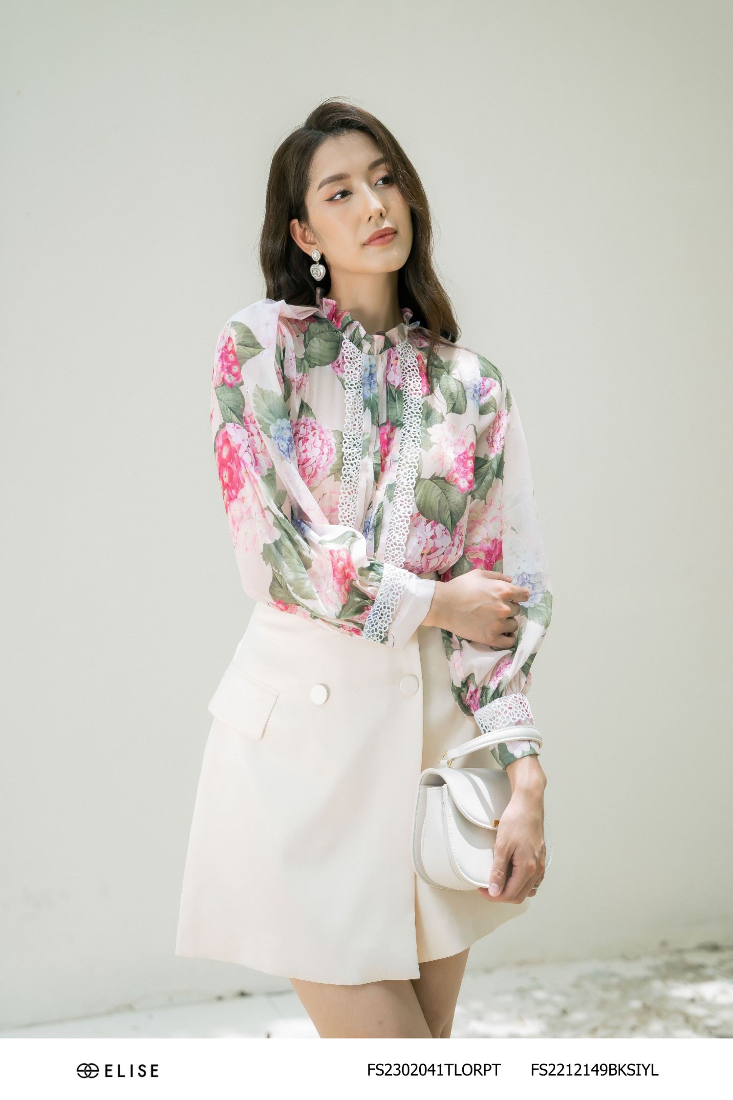 JUPE VÀNG VẠT CHỒNG