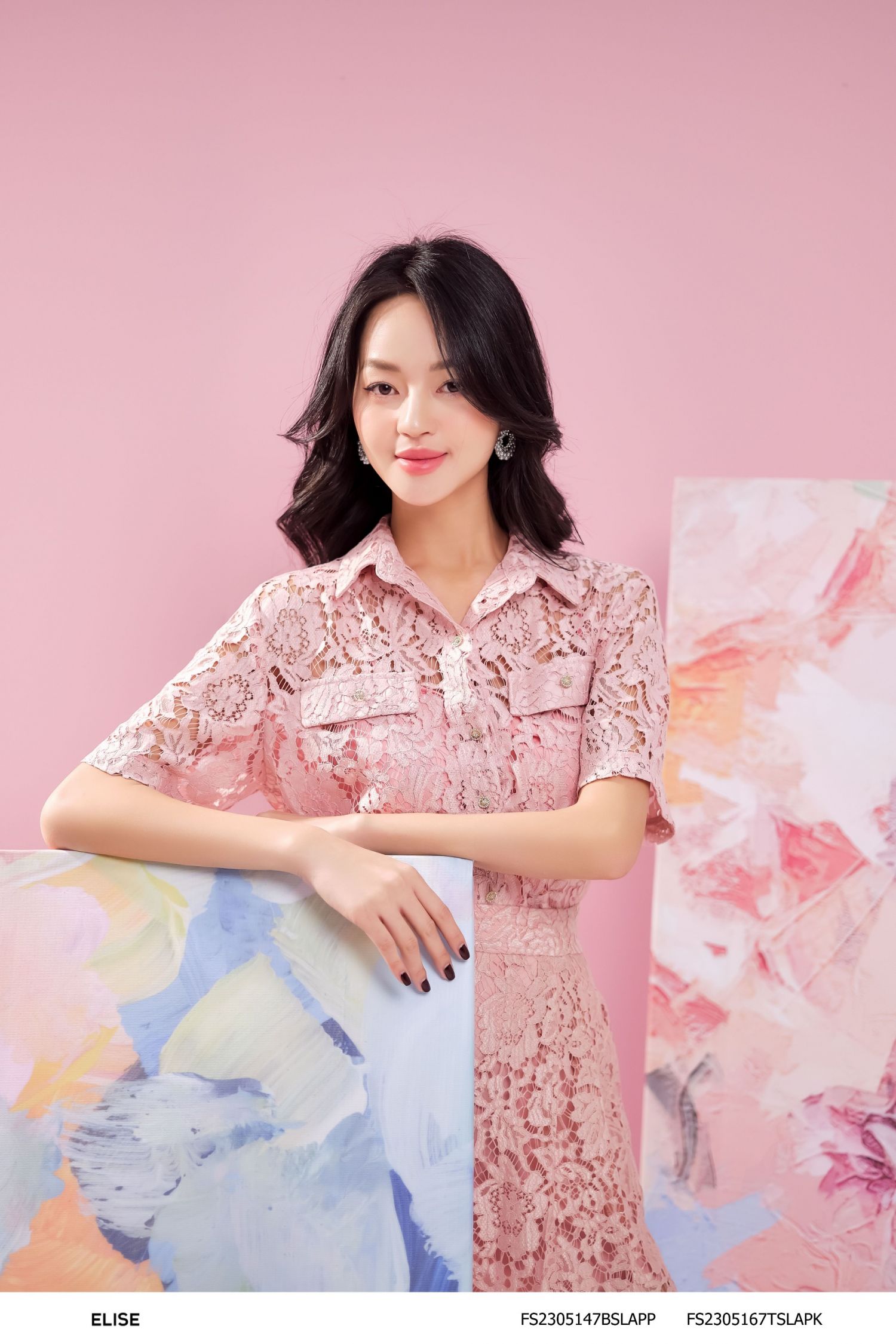 QUẦN SOOC HOA REN HỒNG TỈA CHÂN