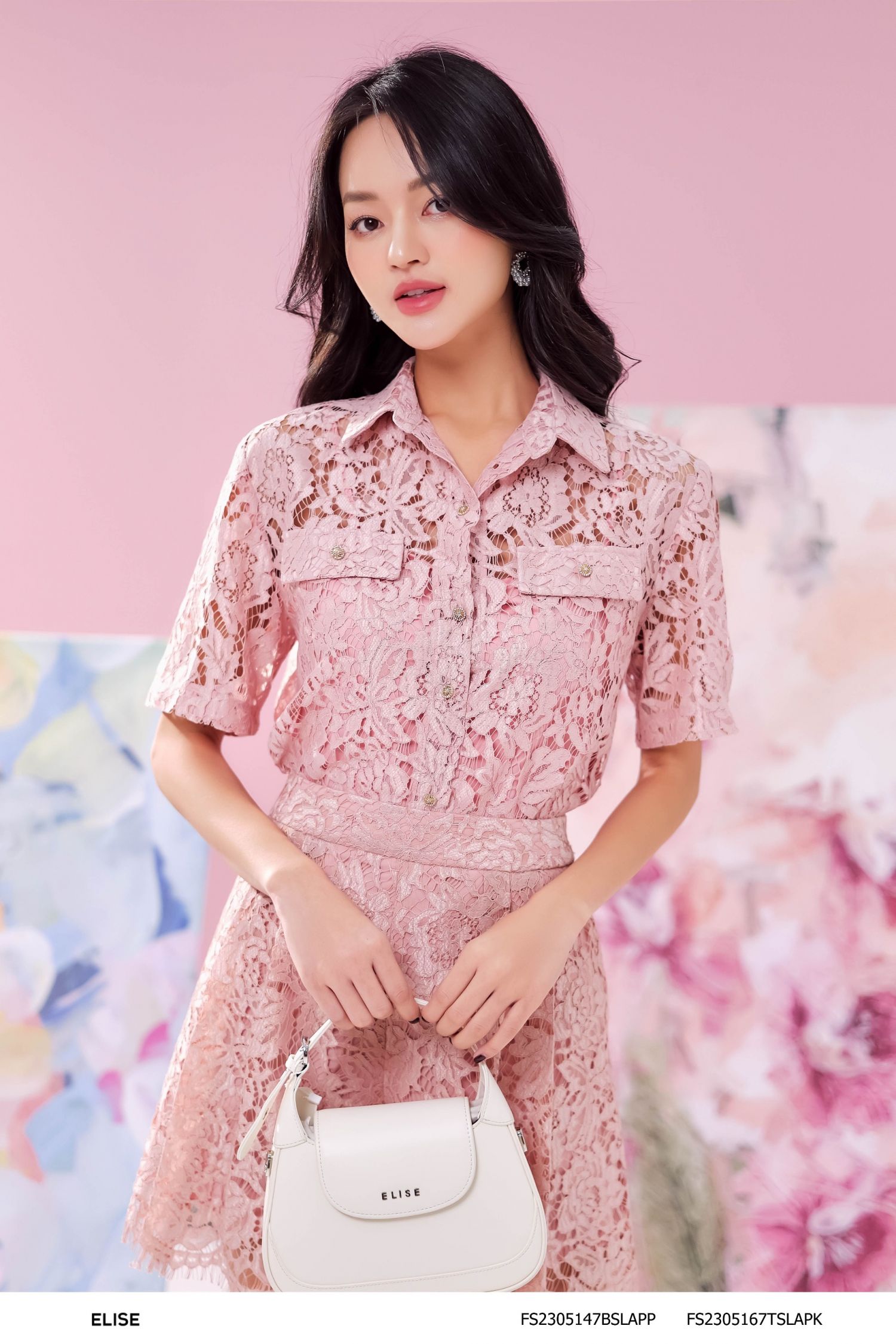QUẦN SOOC HOA REN HỒNG TỈA CHÂN