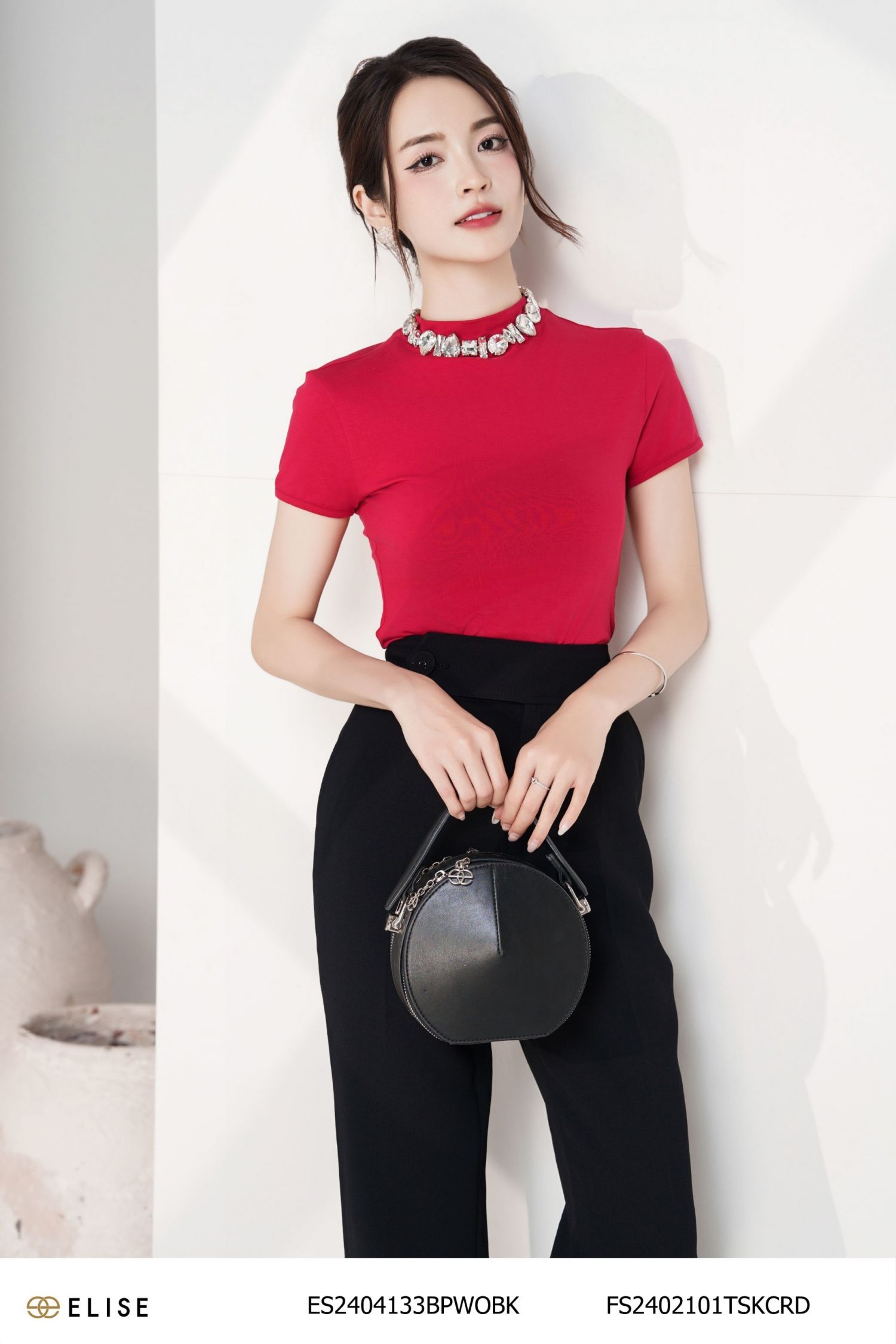 QUẦN BAGGY ĐEN CẠP CÚC LỆCH