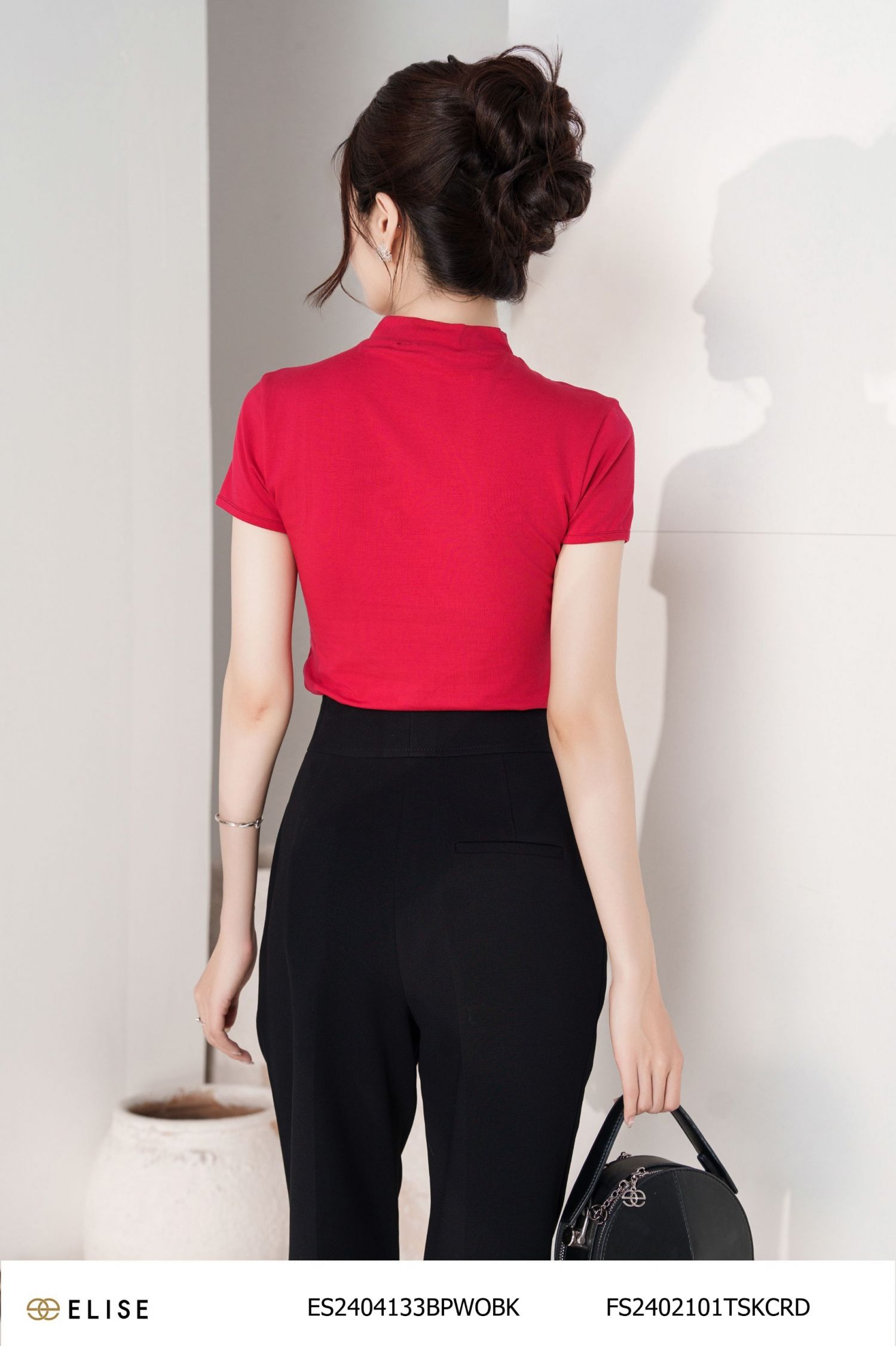QUẦN BAGGY ĐEN CẠP CÚC LỆCH