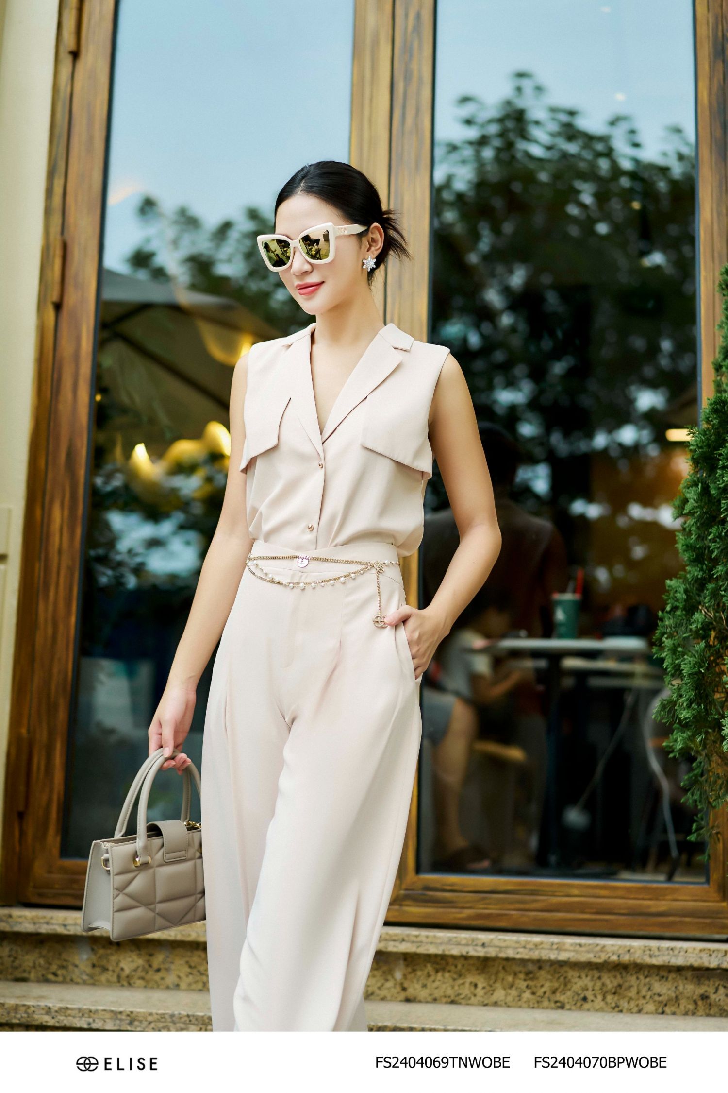 QUẦN SUÔNG BE XẾP LY SÚP GIỮA