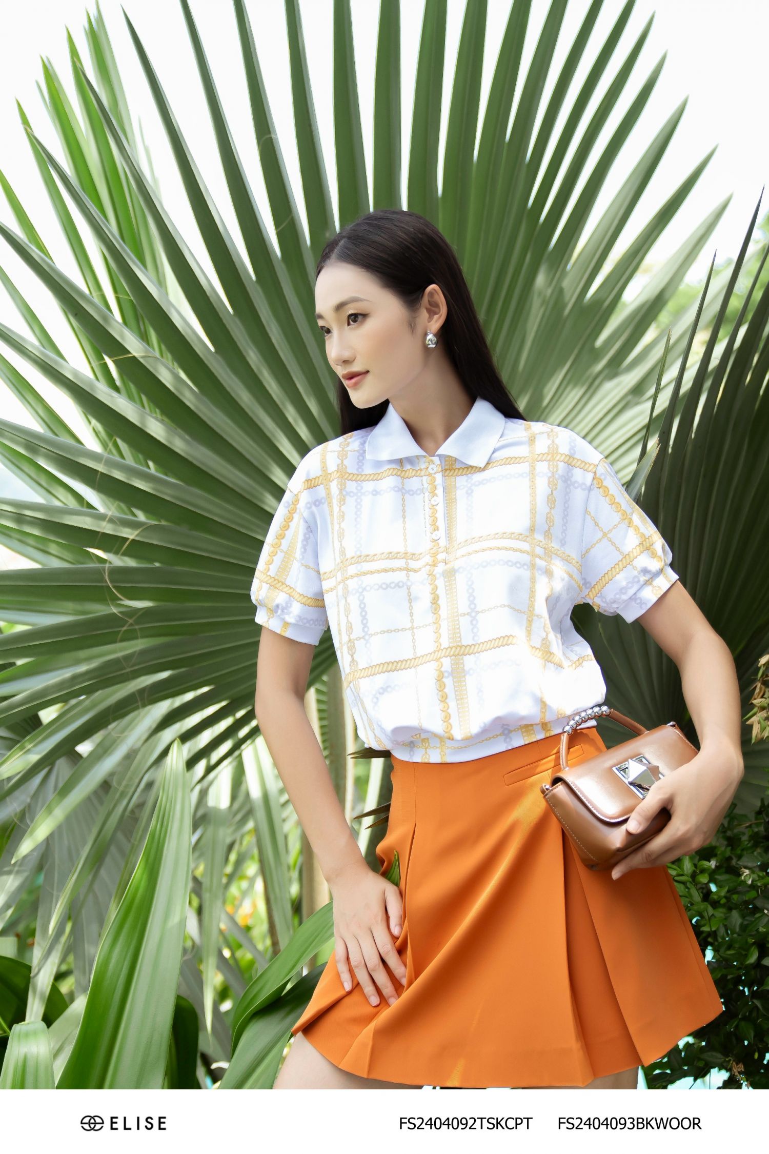 JUPE CAM XẾP LY SÚP HAI BÊN