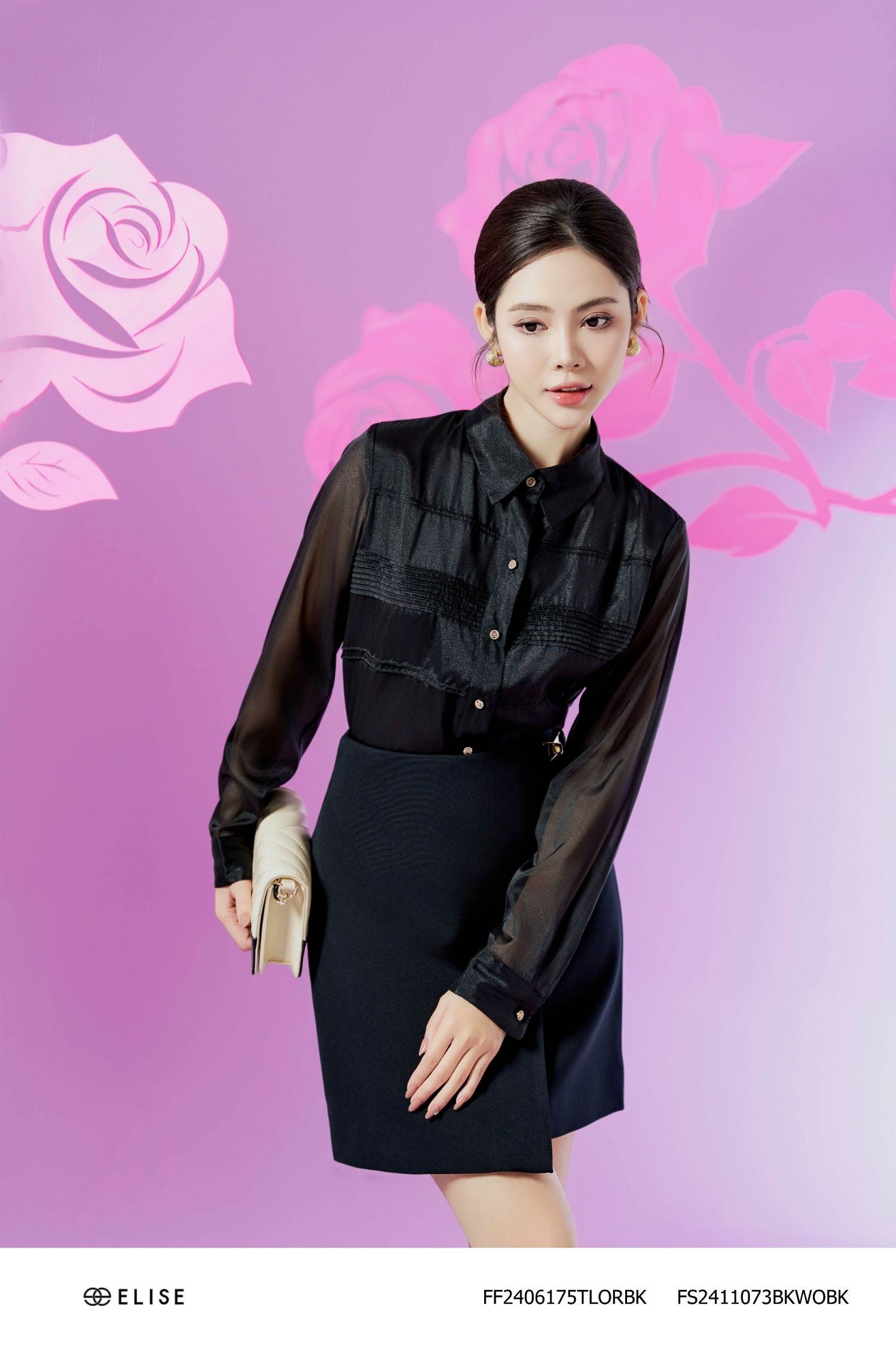 JUPE ĐEN PHỦ VẠT