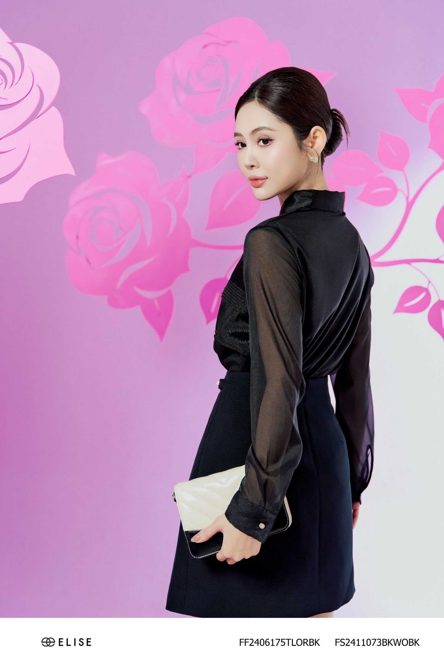 JUPE ĐEN PHỦ VẠT