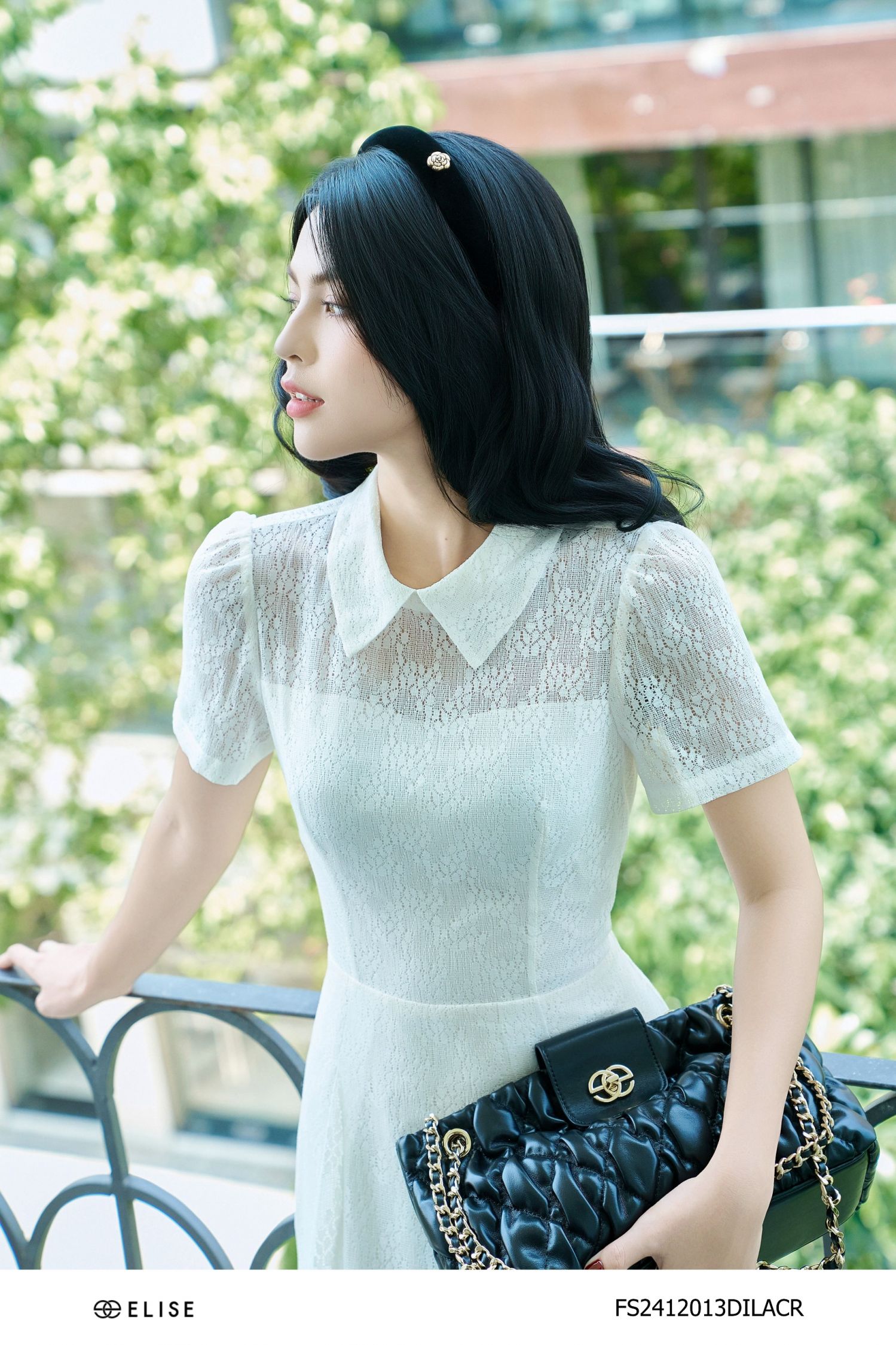 ĐẦM REN HOA HT KEM CỔ ĐỨC