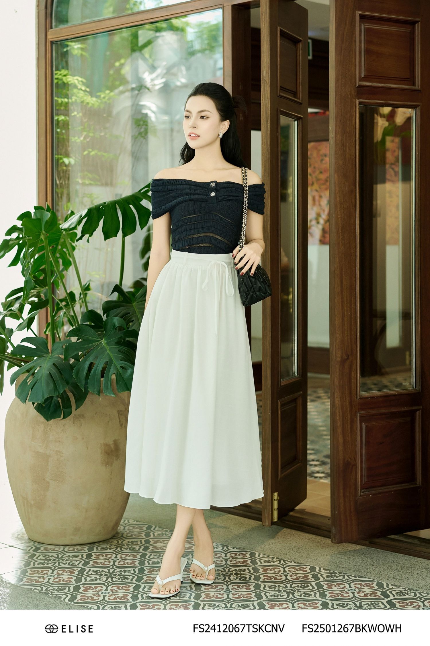 ÁO THUN LEN CHUN TÍM THAN TRỄ VAI