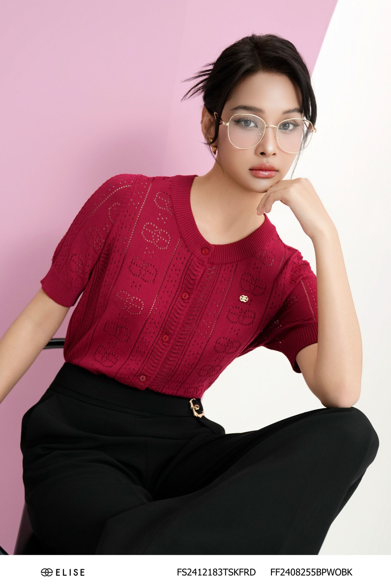 ÁO MONGTOGHI ĐỎ ĐÔ CỔ TRÒN