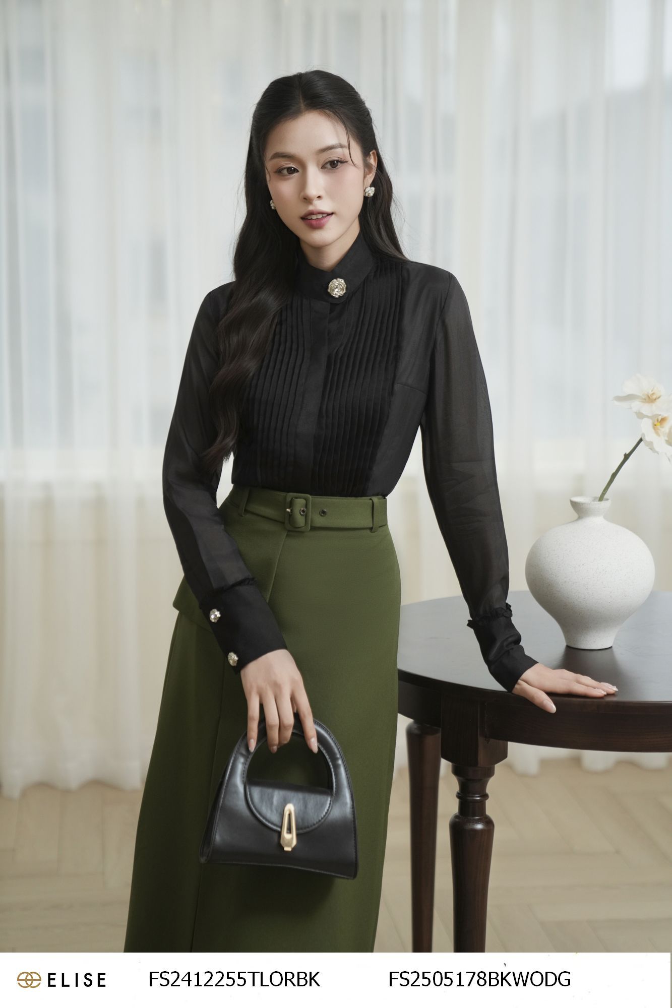 SM TƠ ĐEN PHỐI LỤA DẬP LY NGỰC