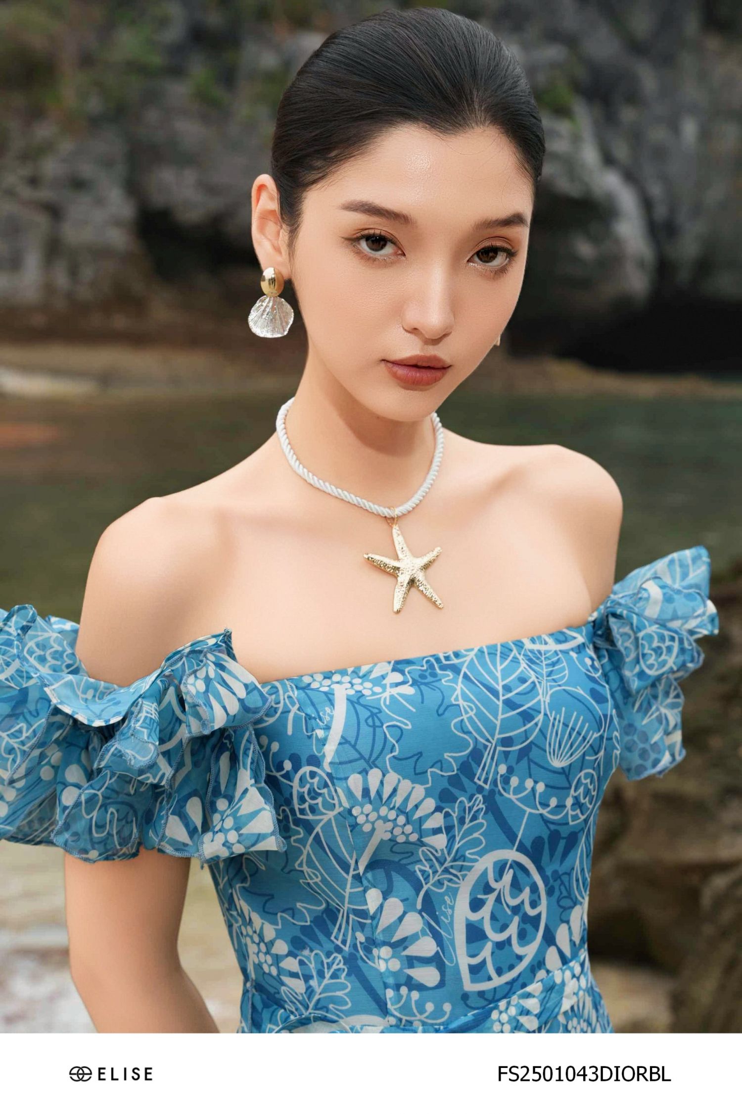 ĐẦM TƠ XANH DƯƠNG HT BIỂN TAY BÈO NƠ