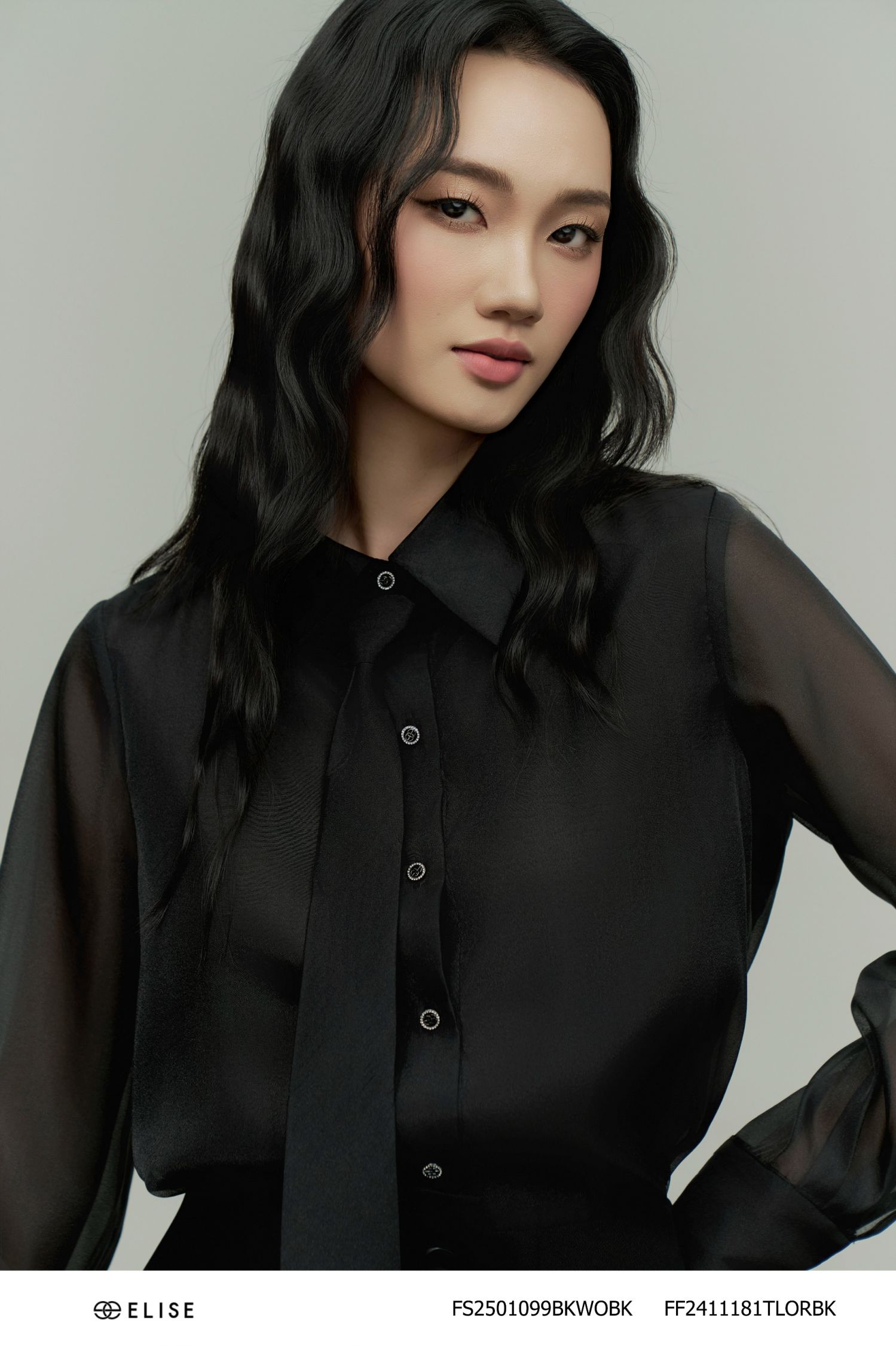 JUPE ĐEN PHỦ TÀ CẠP CHÉO
