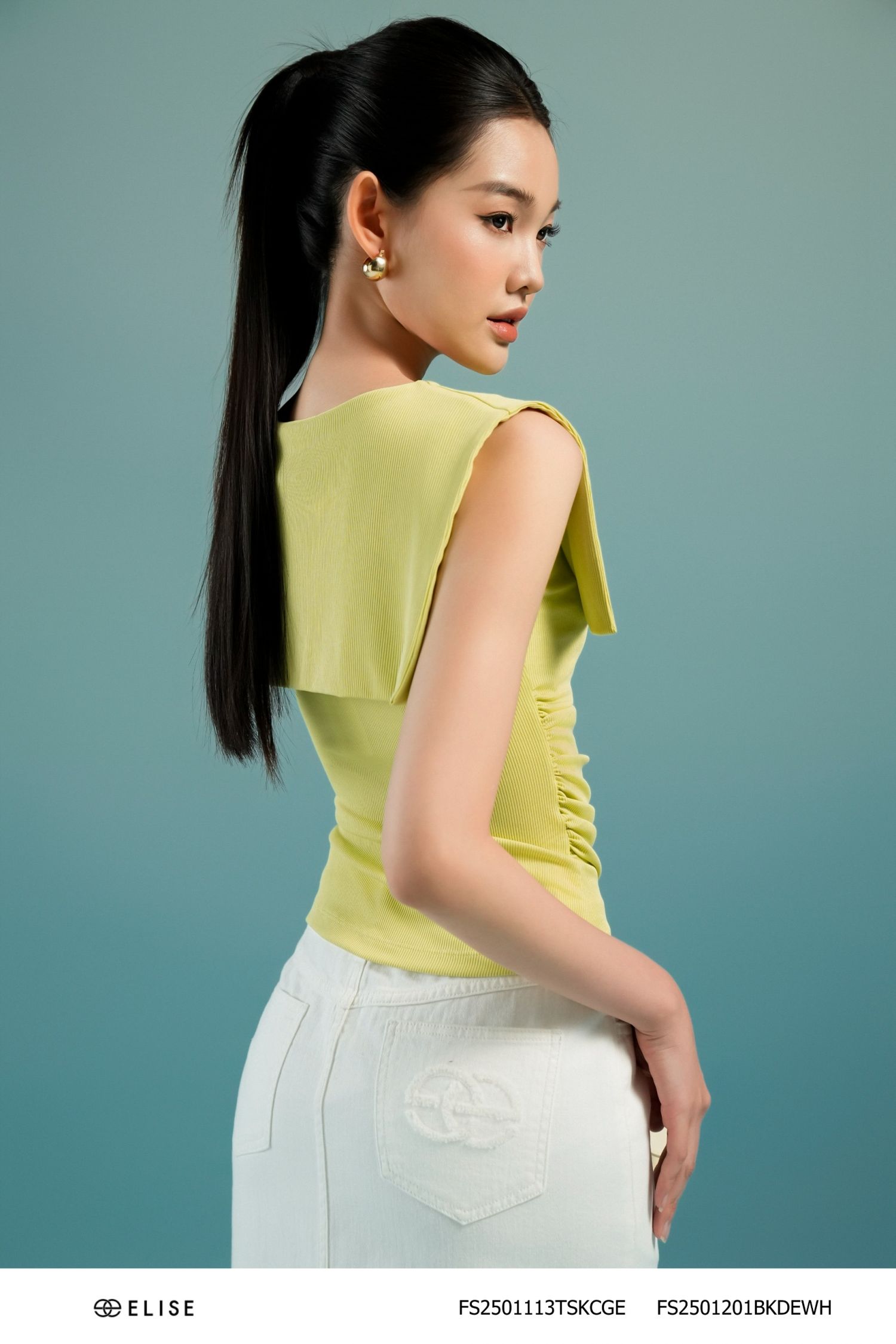 ÁO THUN CỔ THUYỀN NHÚN EO