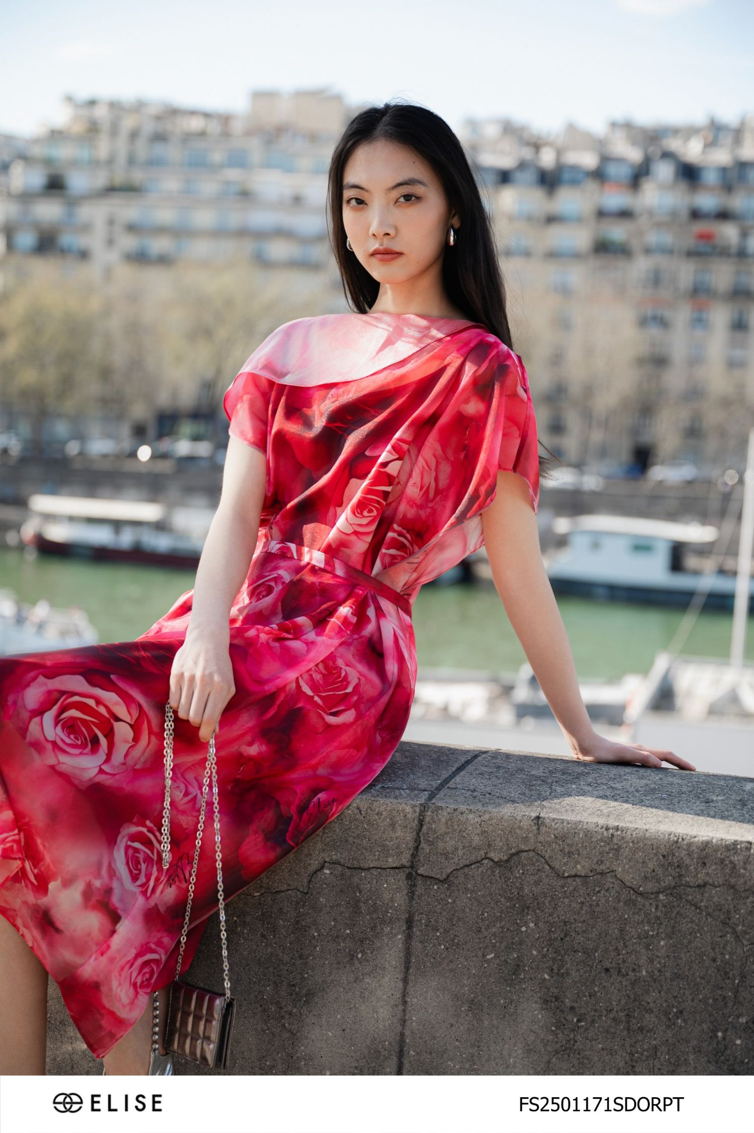 SET ĐẦM SUÔNG TƠ HOA HỒNG ĐỎ BÈO BÊN