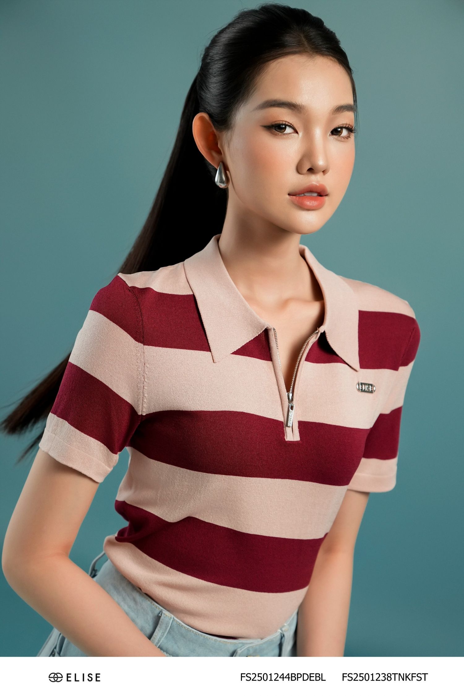 ÁO MONGTOGHI POLO KẺ NGANG