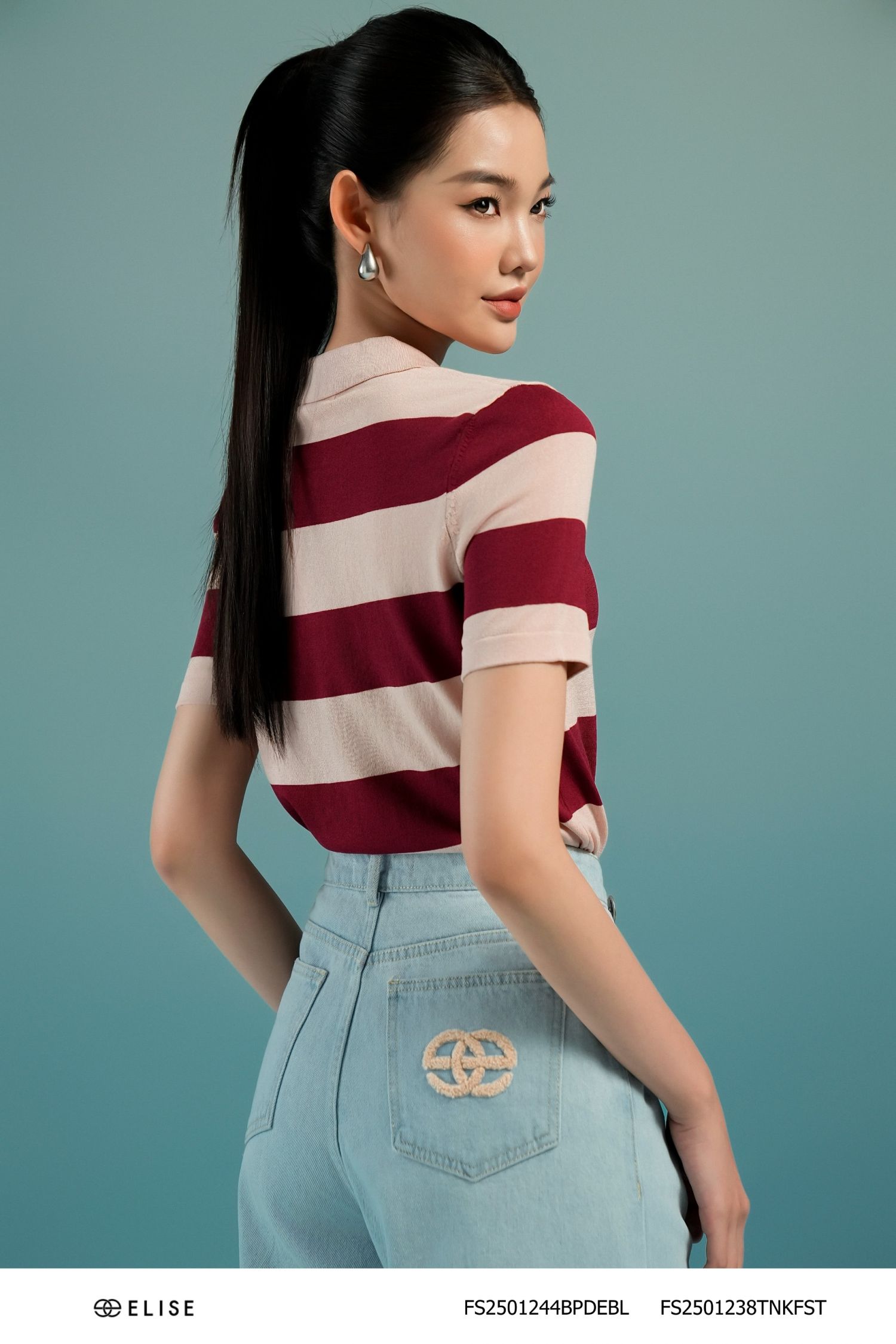 ÁO MONGTOGHI POLO KẺ NGANG