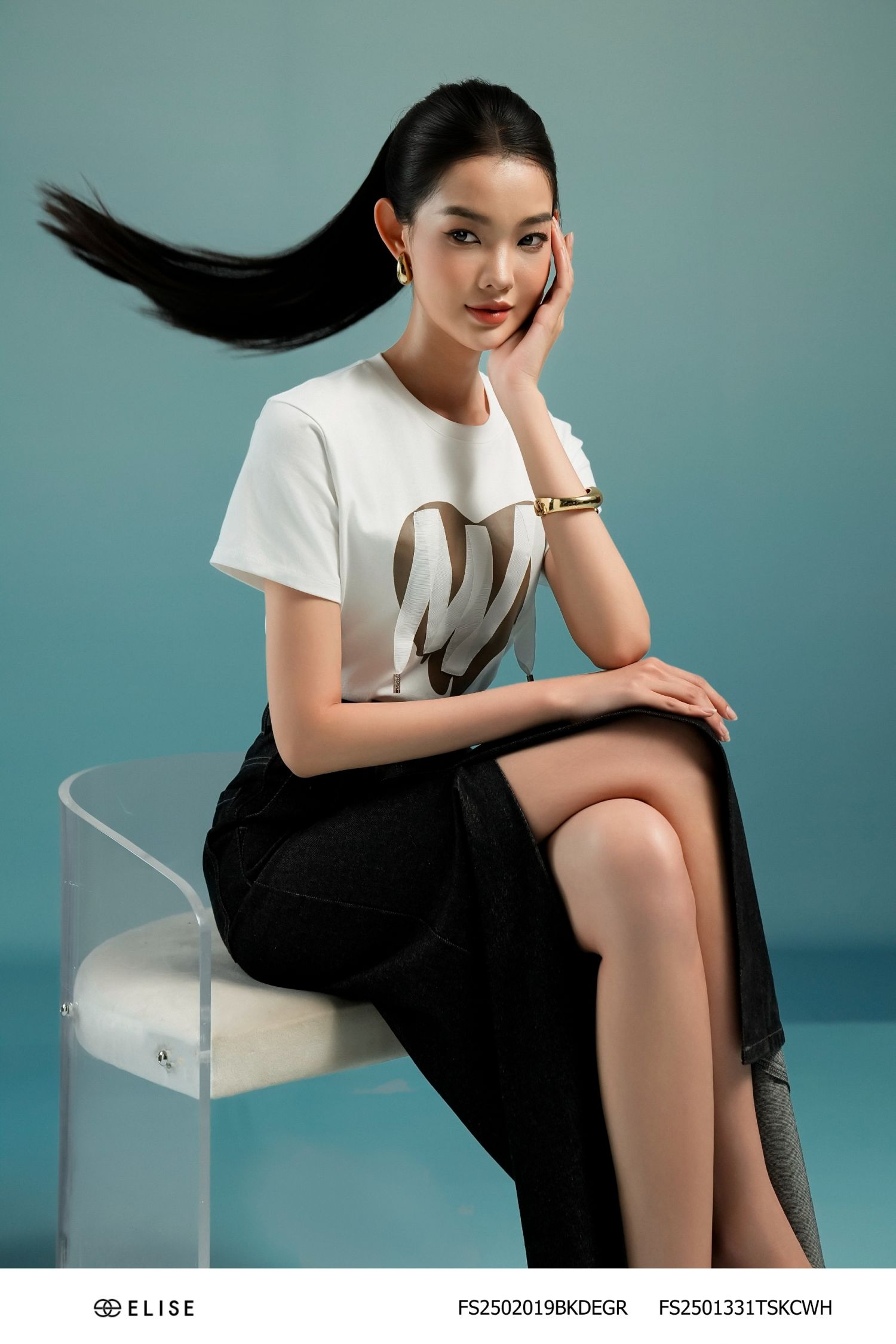 ÁO THUN TRẮNG IN HÌNH TIM