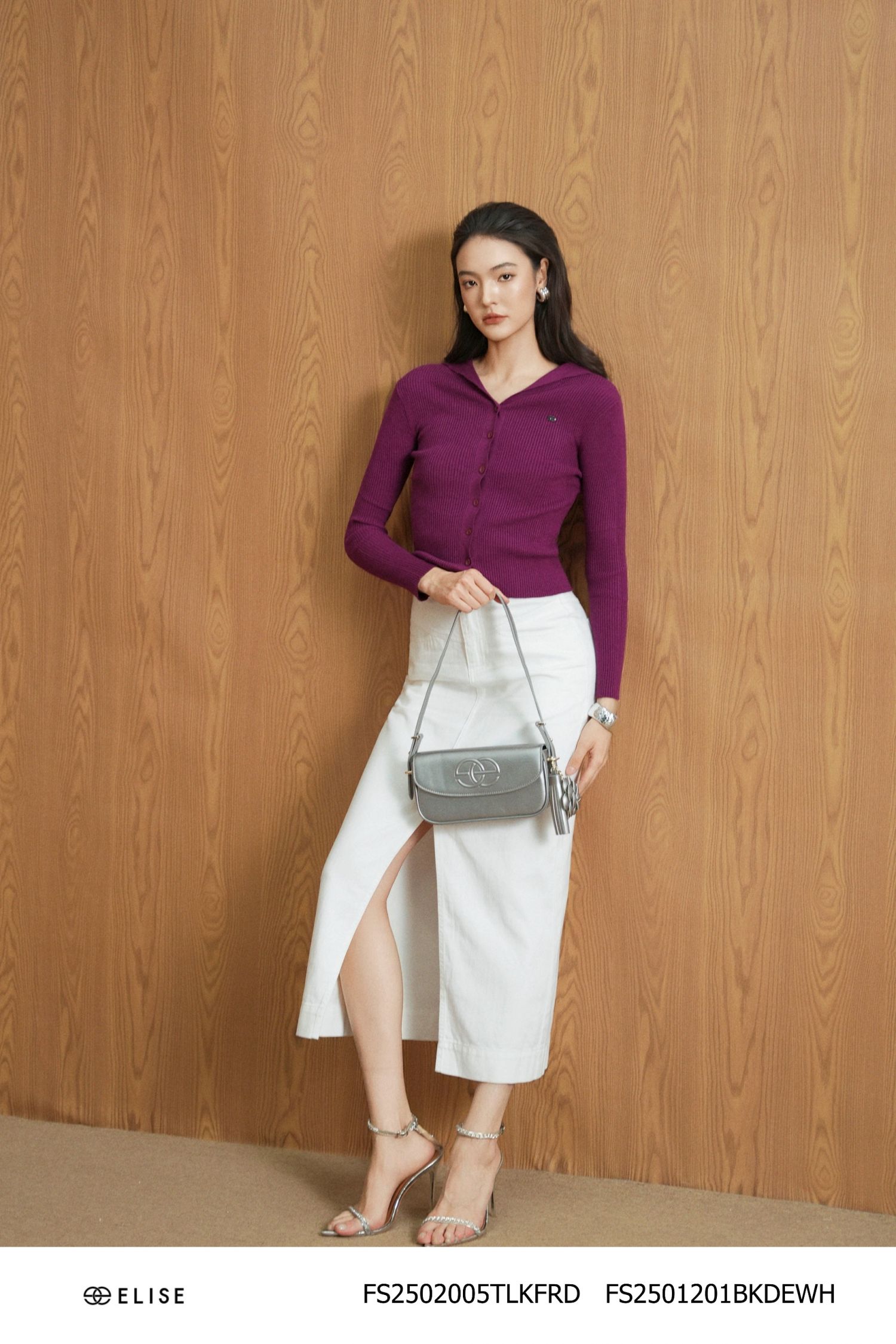 ÁO MONGTOGHI TÍM MỞ KHUY