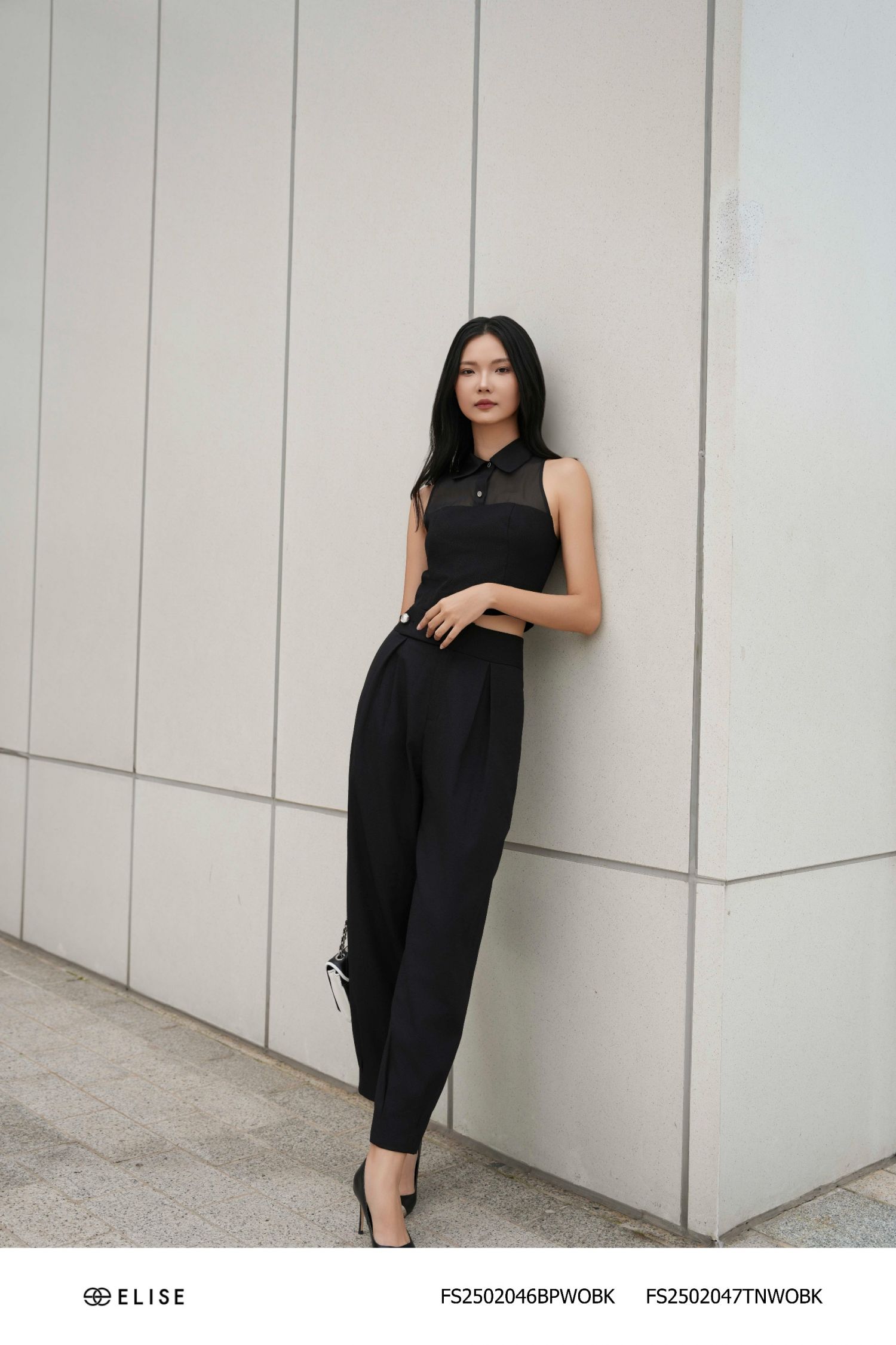 ÁO VÂN ĐEN PHỐI TƠ CỔ ĐỨC