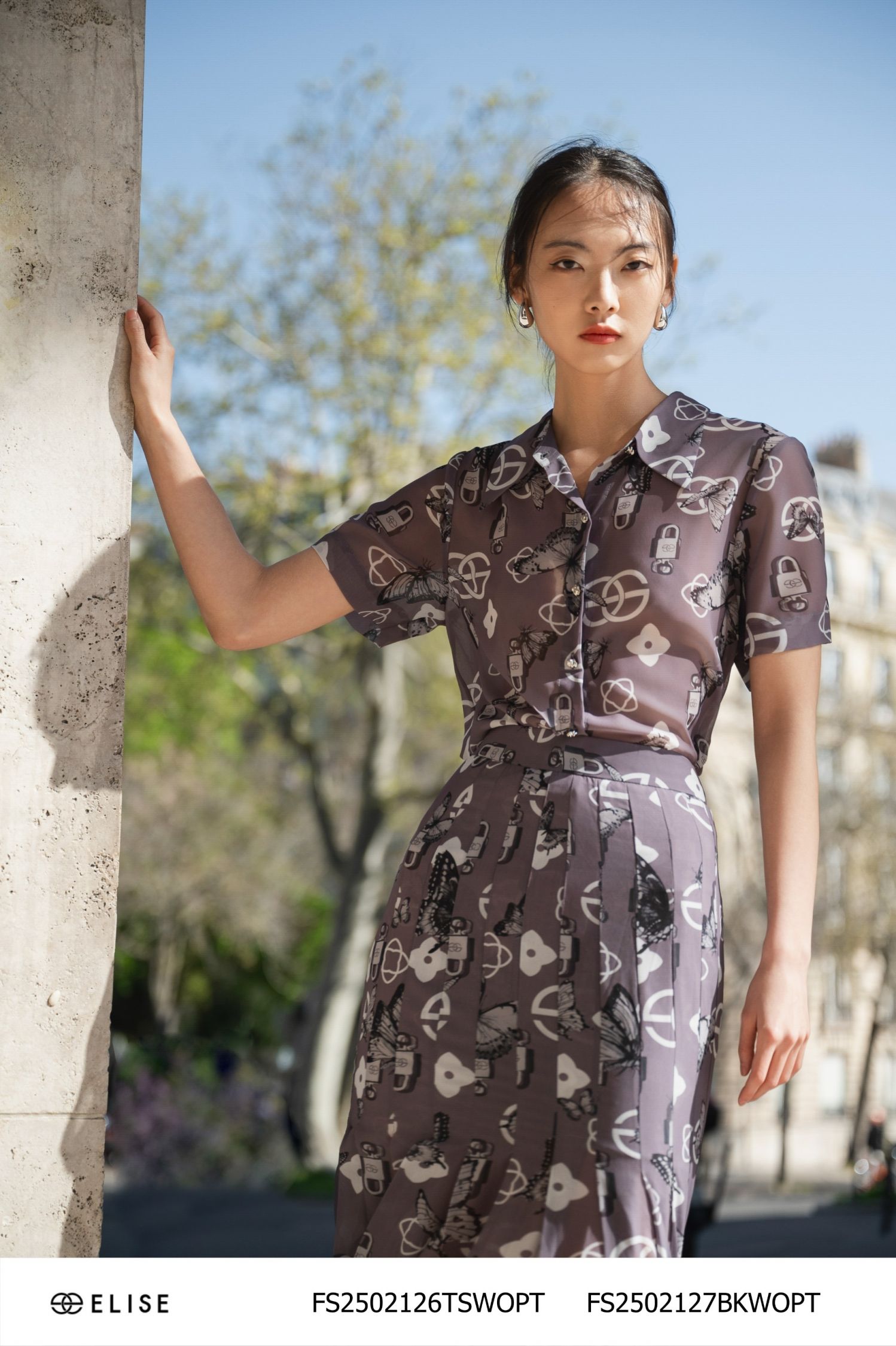 CV CHIFFON HT LOGO NỀN GHI DẬP LY