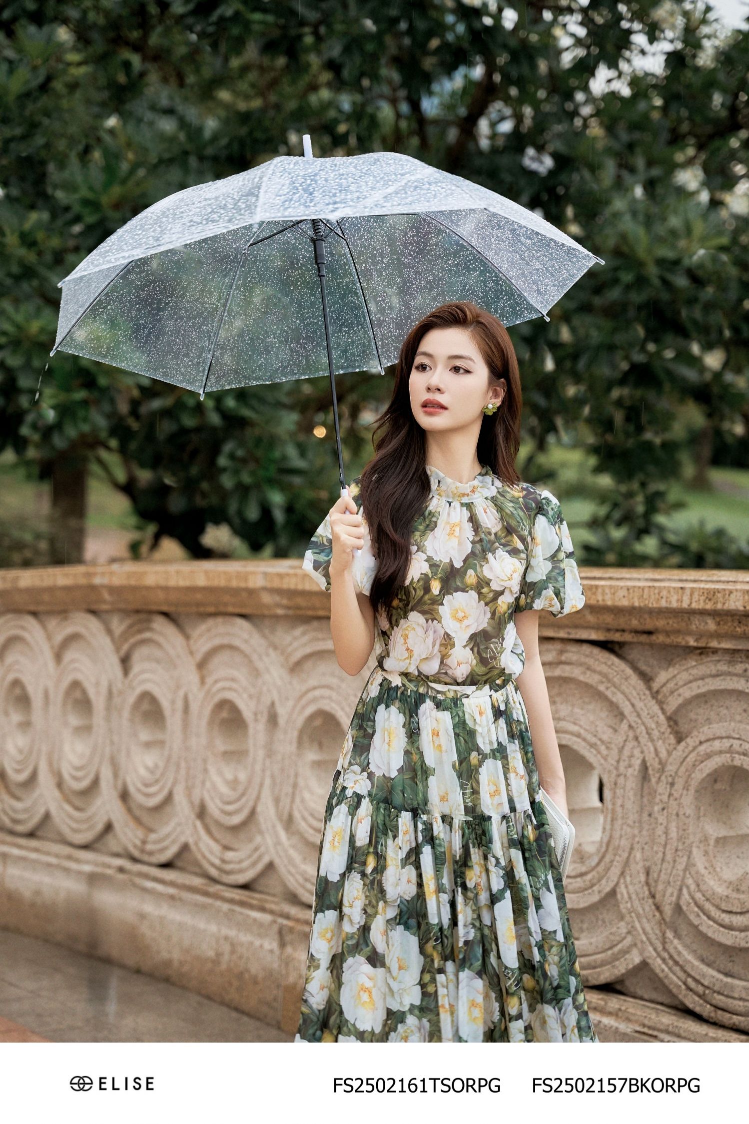 CV TƠ XANH HOA TRẮNG XẾP NHÚN TẦNG