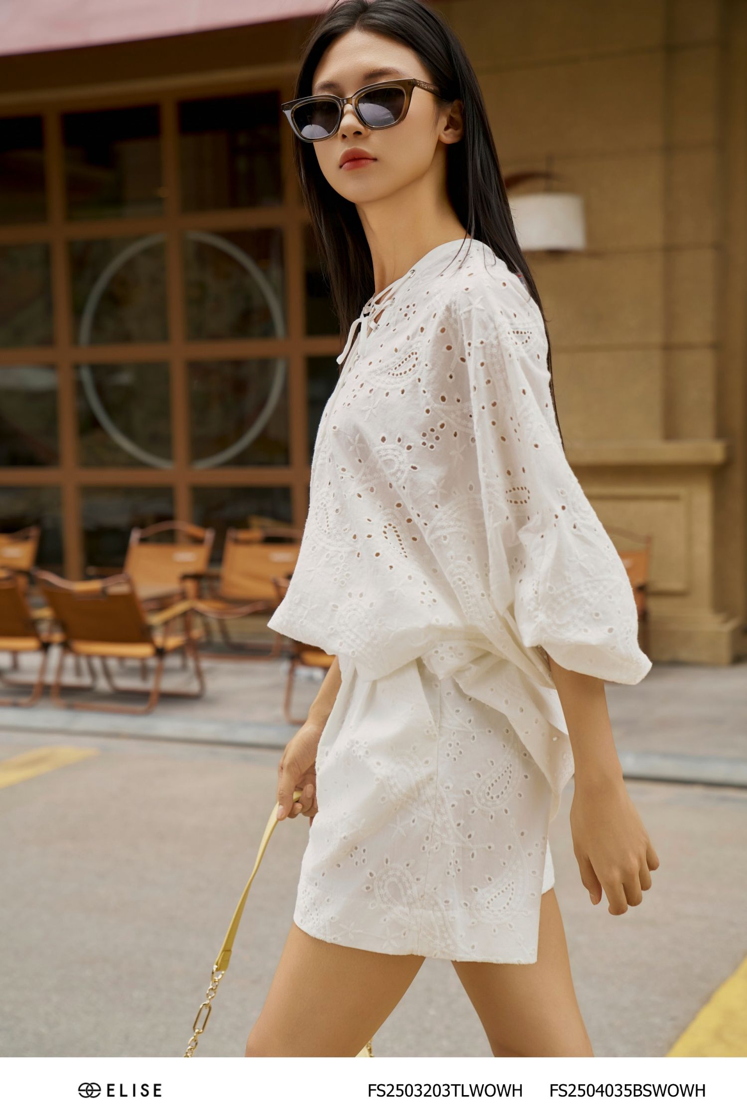 SM THÔ TRẮNG THÊU NỔI ĐAN DÂY