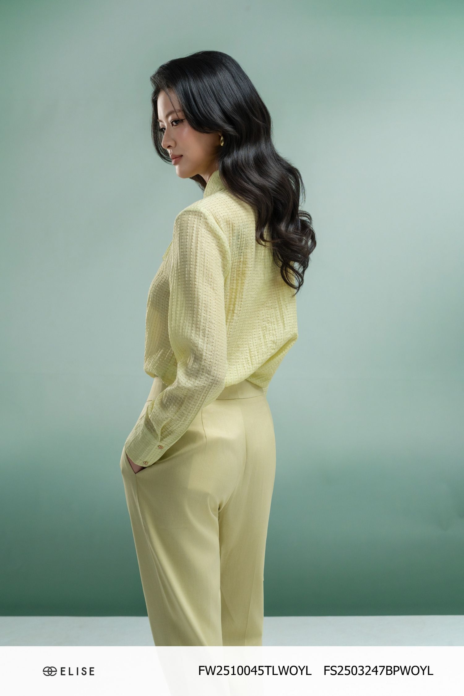 QUẦN BAGGY VÀNG CỎ ÚA TÚI SƯỜN