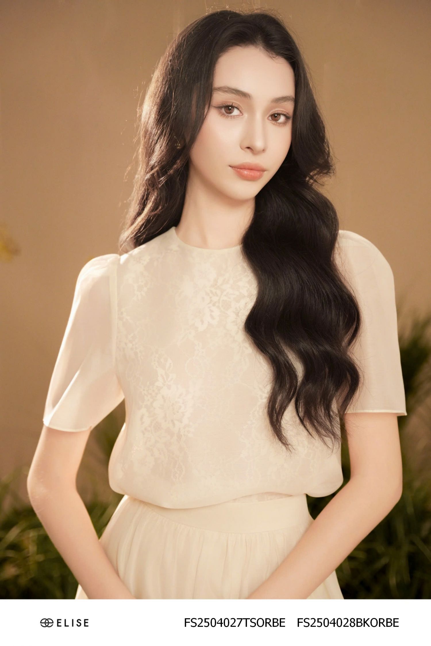 CHÂN VÁY TƠ XƯỚC BE XẾP NHÚN EO