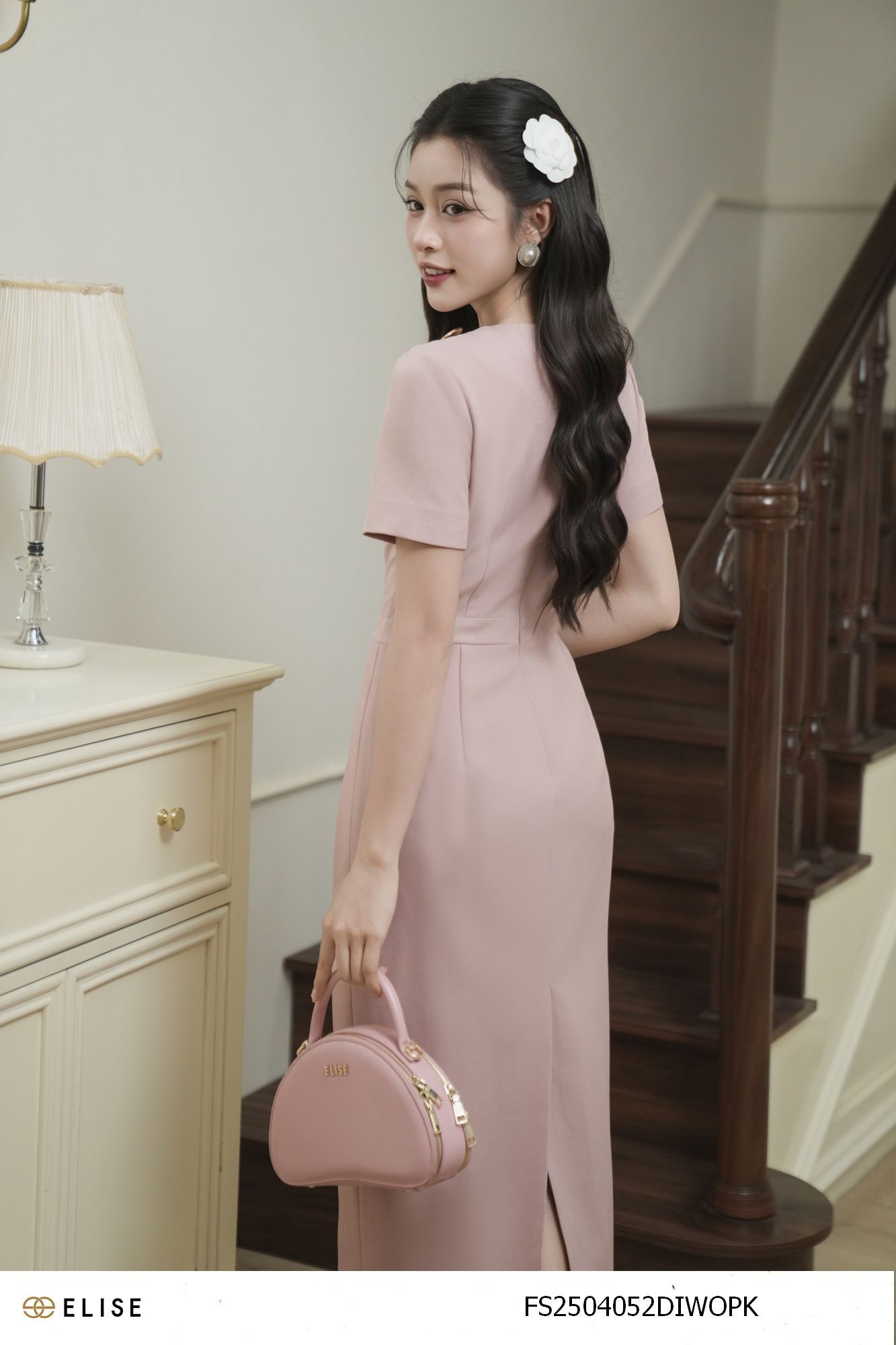 ĐẦM HỒNG TÔM XẾP LY VAI