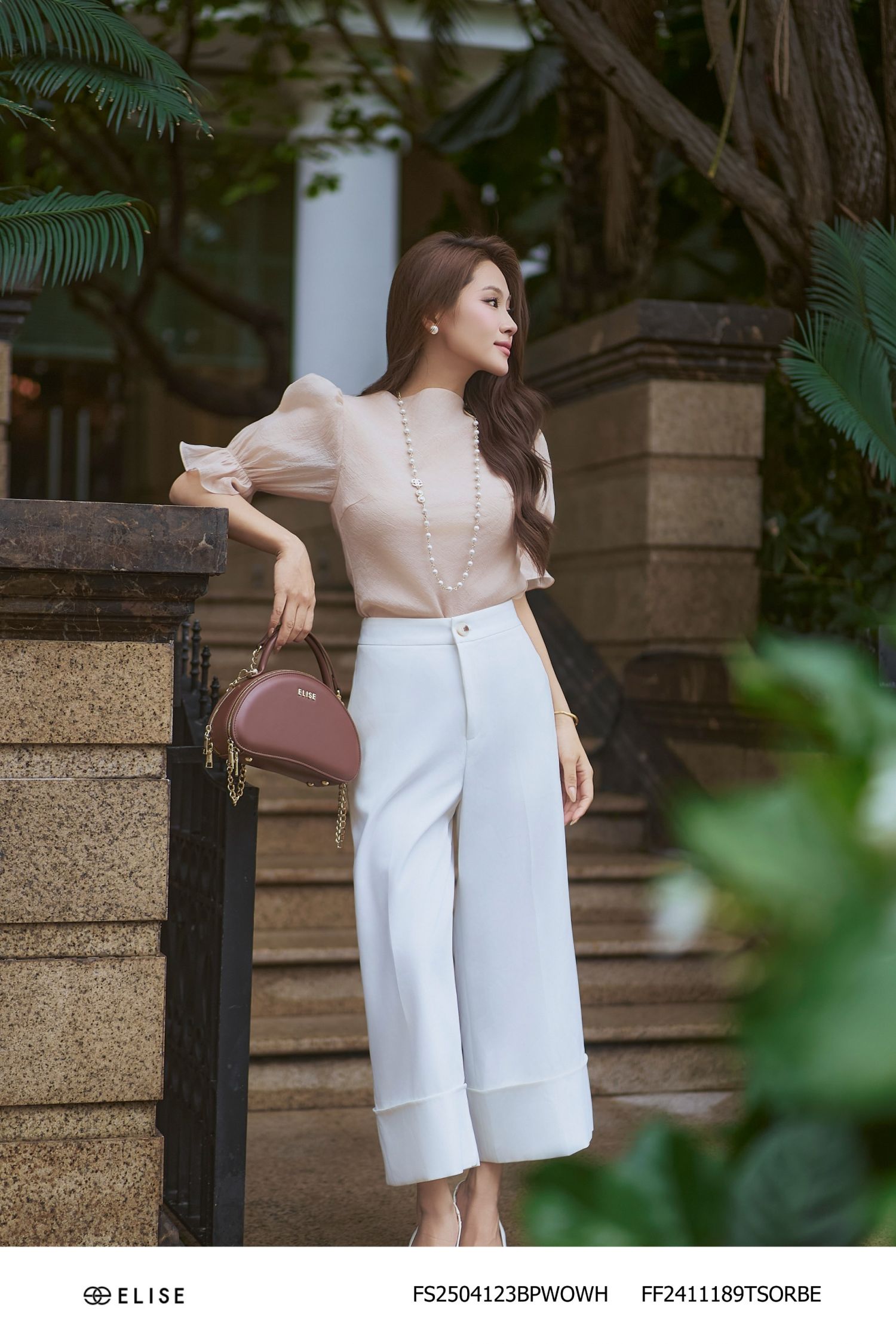 QUẦN SUÔNG LỬNG VÂN TRẮNG NGÀ LƠ VÊ GẤU