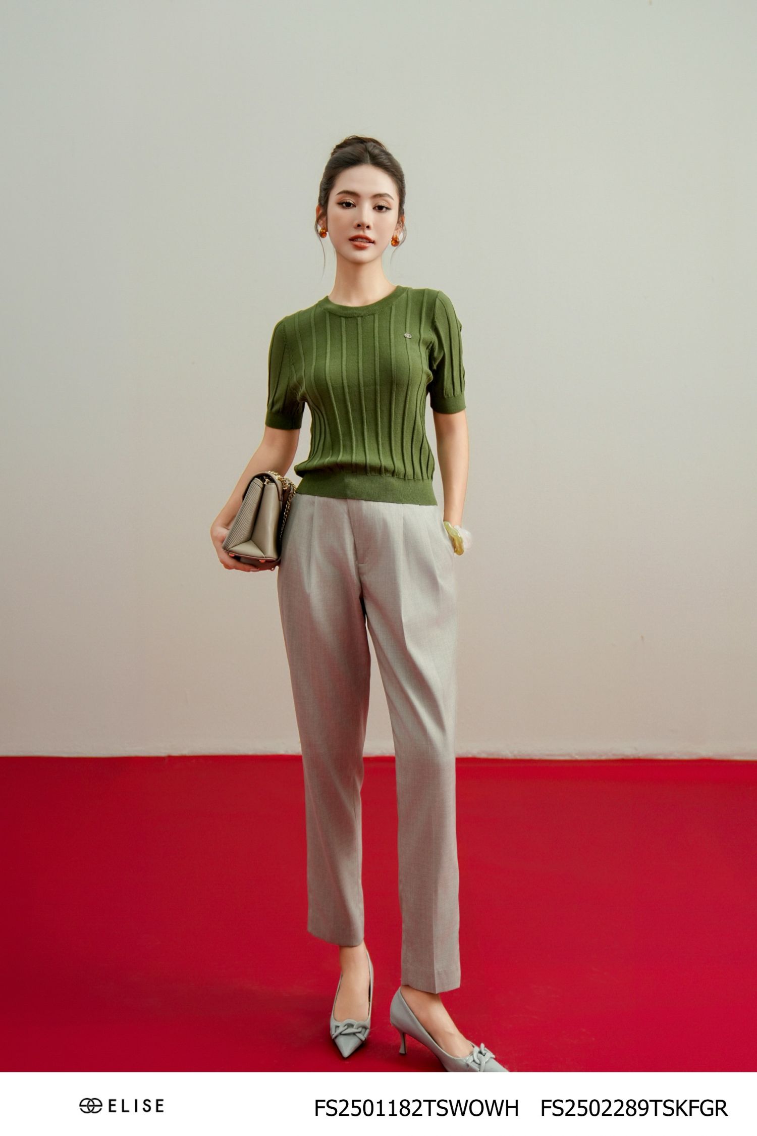 QUẦN BAGGY GHI SÁNG CẠP CHÉO