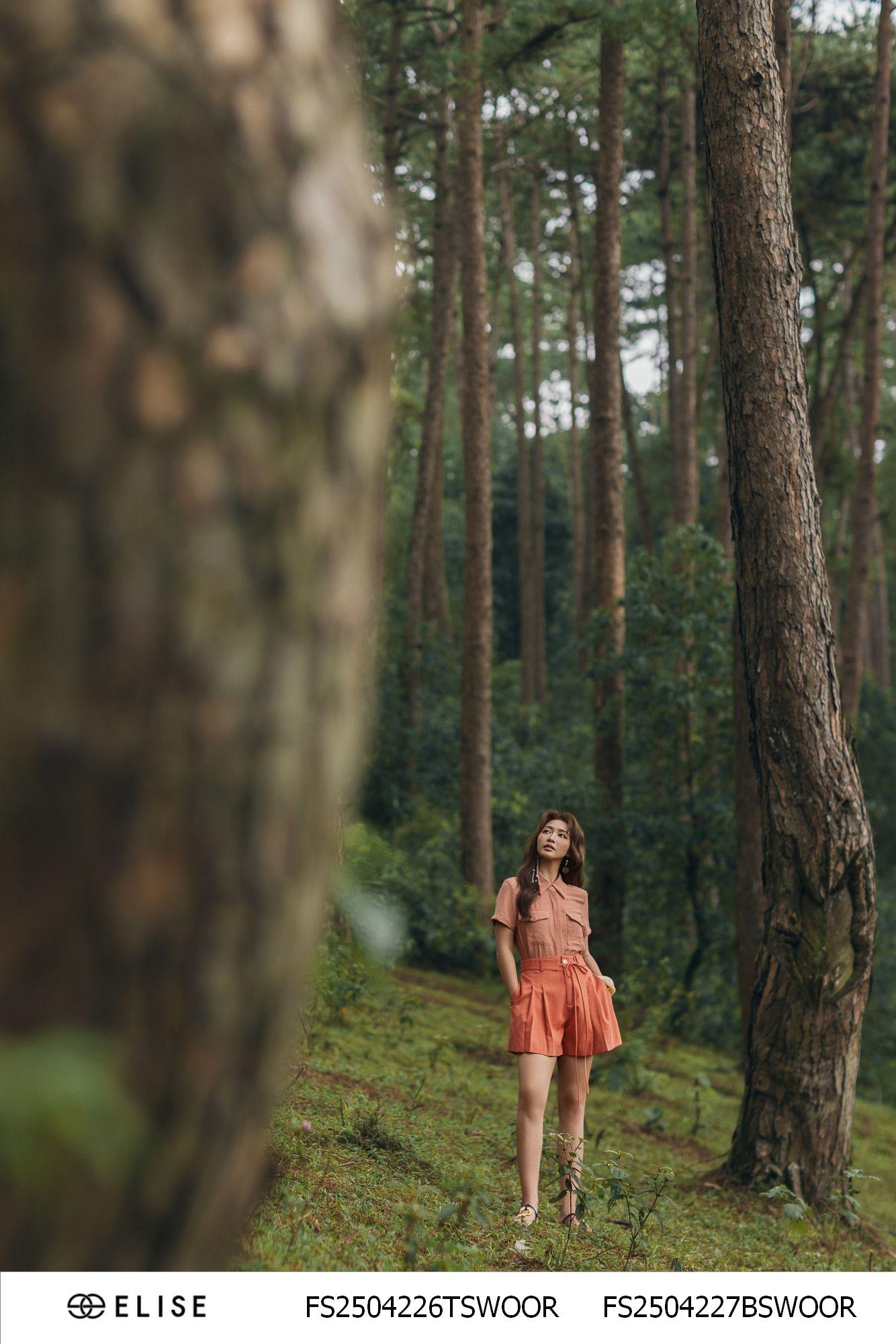 QUẦN SOOC CAM ĐẤT XẾP LY BUỘC DÂY CẠP