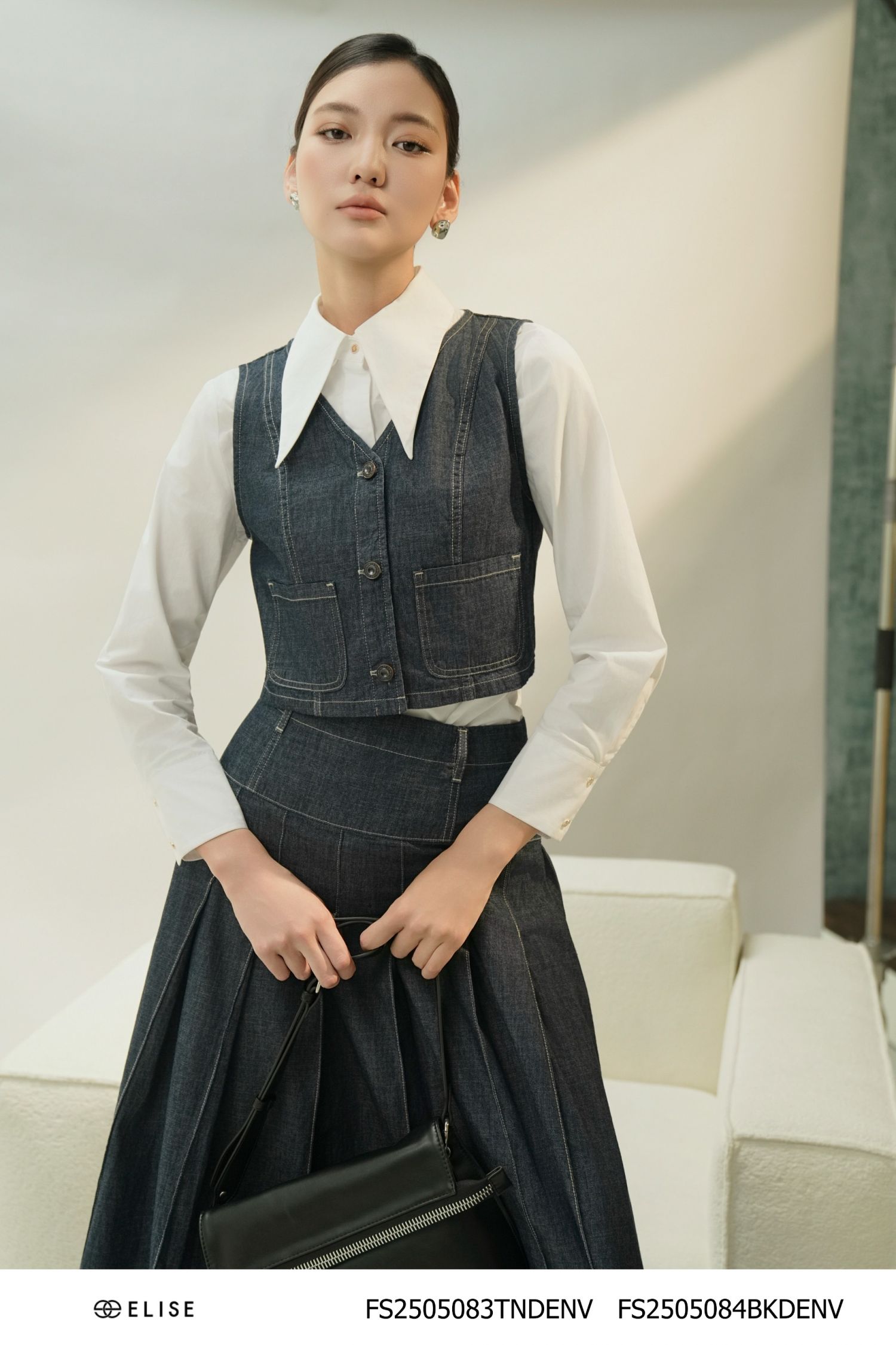 ÁO GILE DENIM