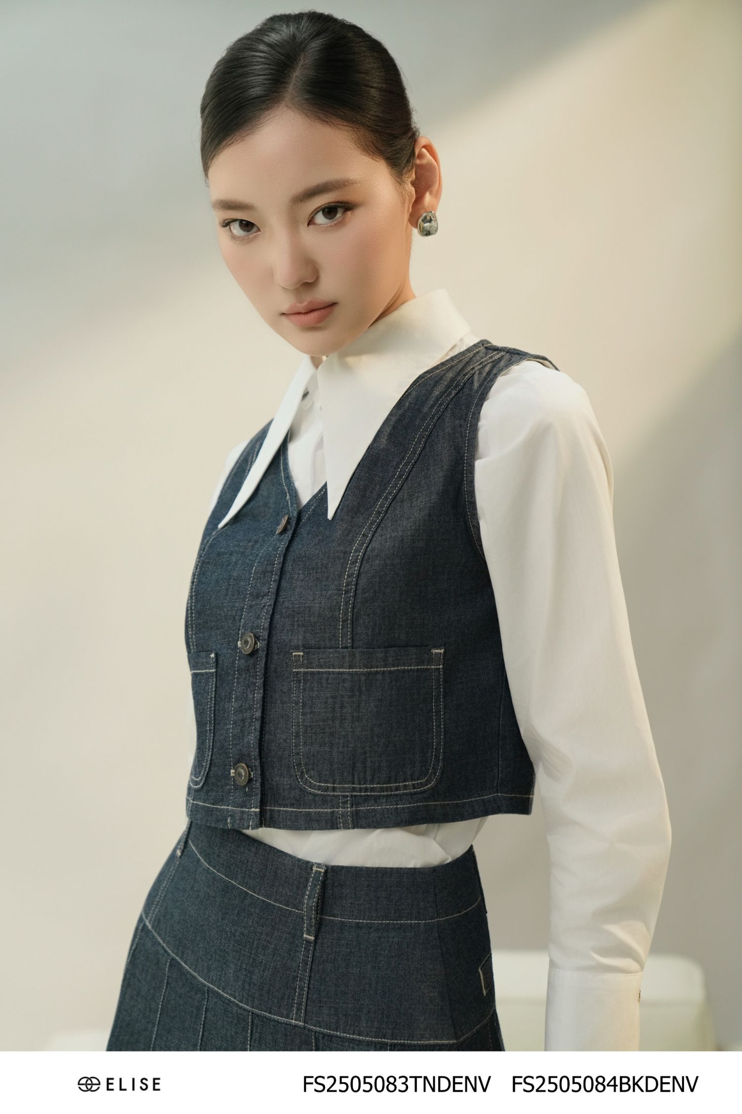 ÁO GILE DENIM