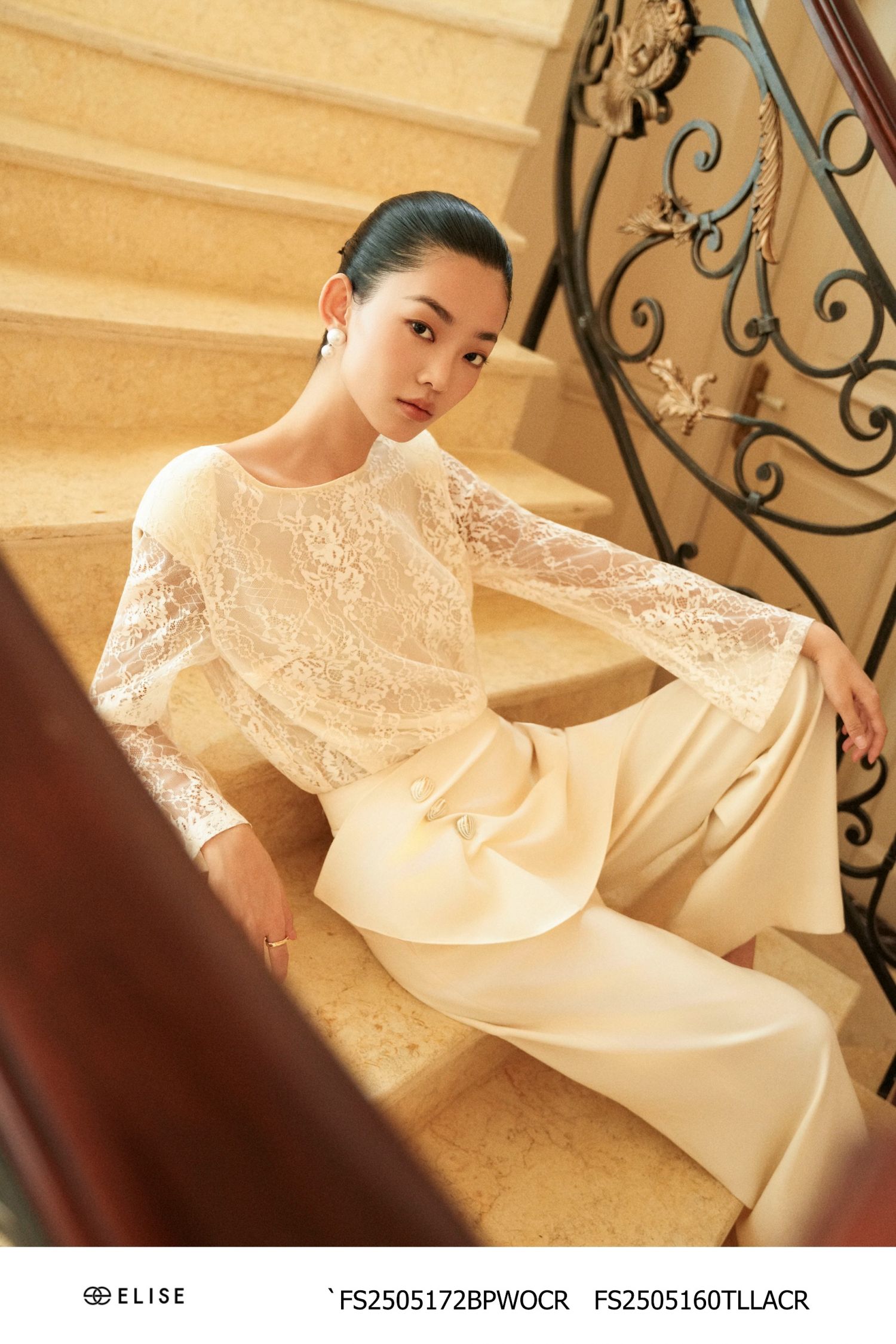 SM REN LƯỚI KEM KÉO KHÓA SAU
