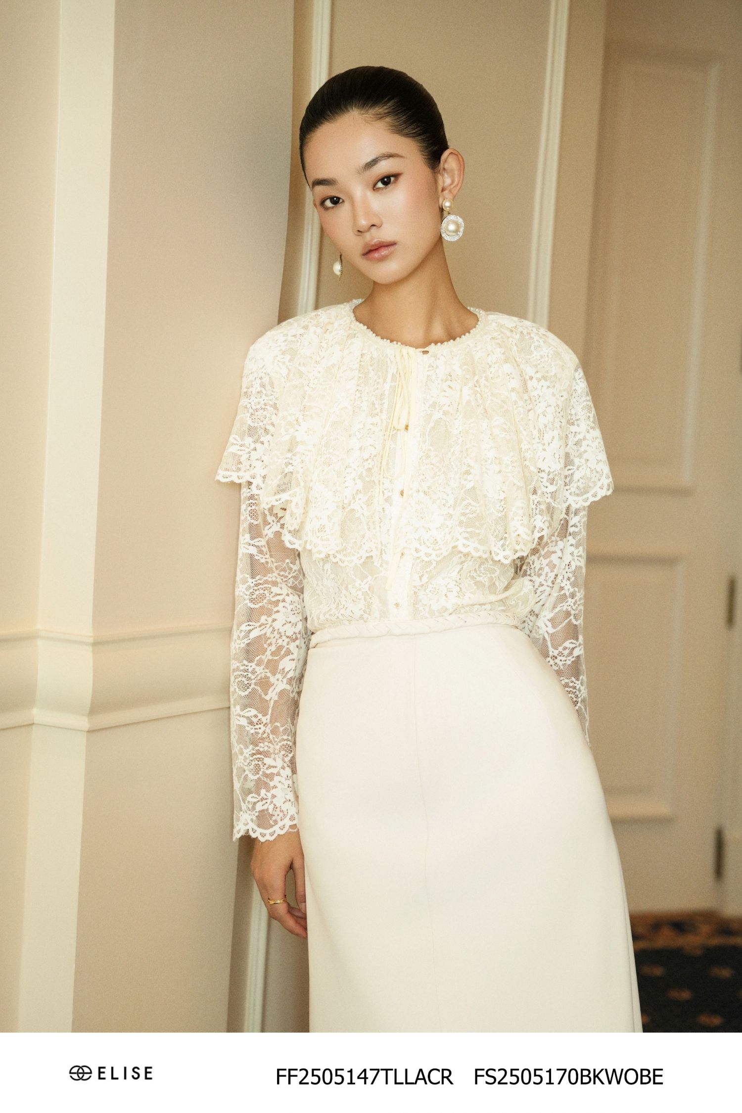 SM REN LƯỚI KEM VAI CAPE