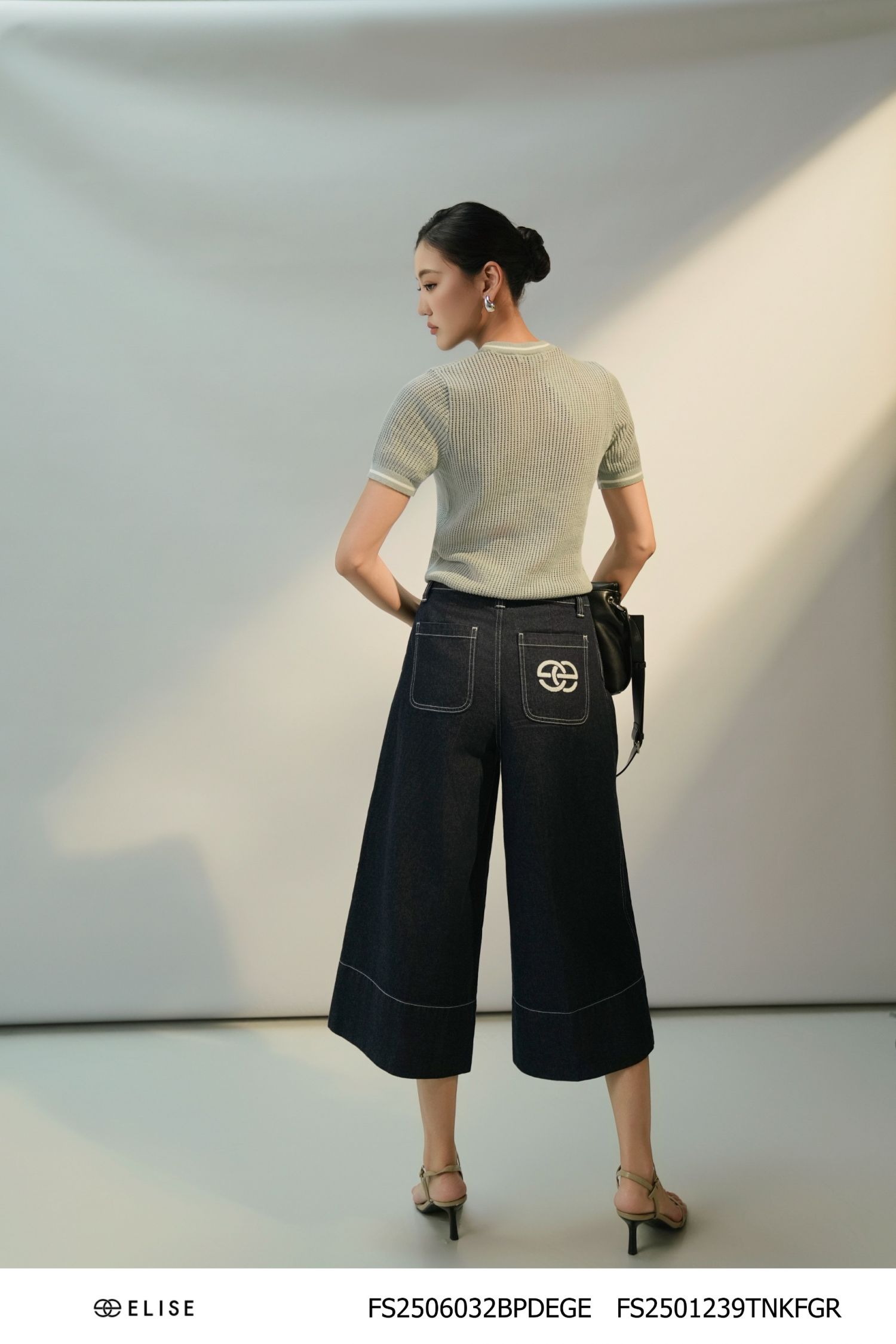 QUẦN DENIM SUÔNG LỬNG XANH CHÀM