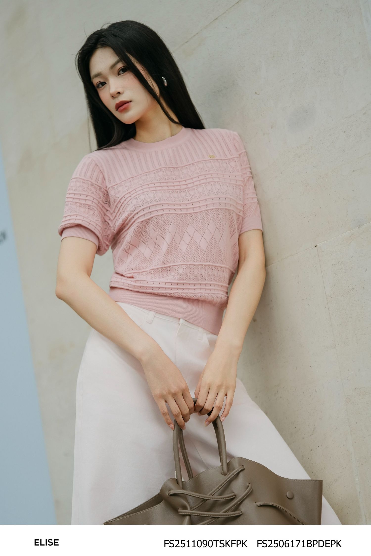 QUẦN DENIM SUÔNG MÀU HỒNG