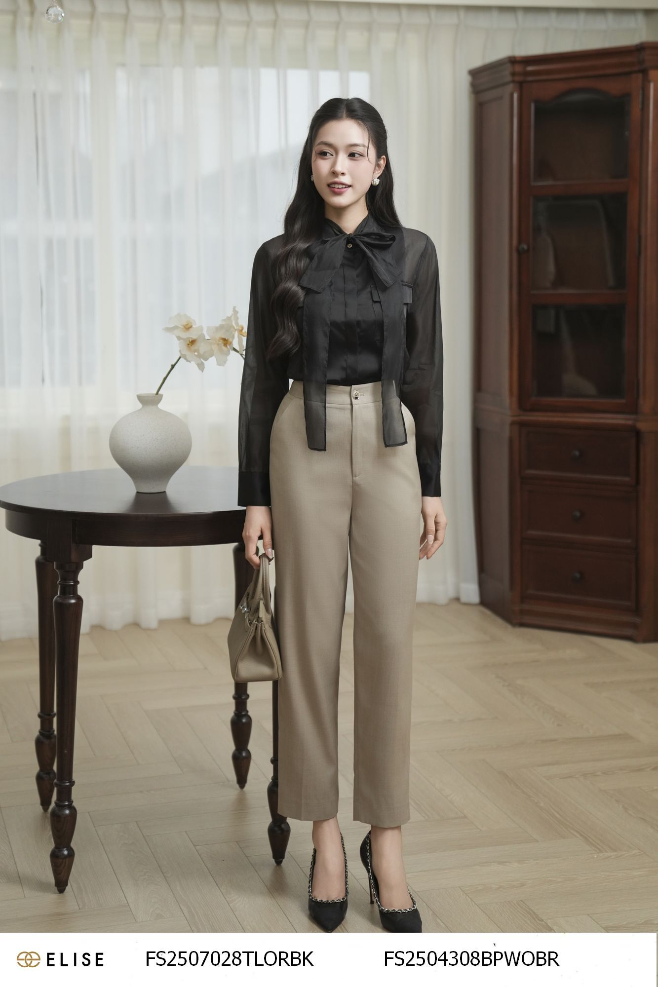 SM TƠ ĐEN PHỐI LỤA DÂY CỔ