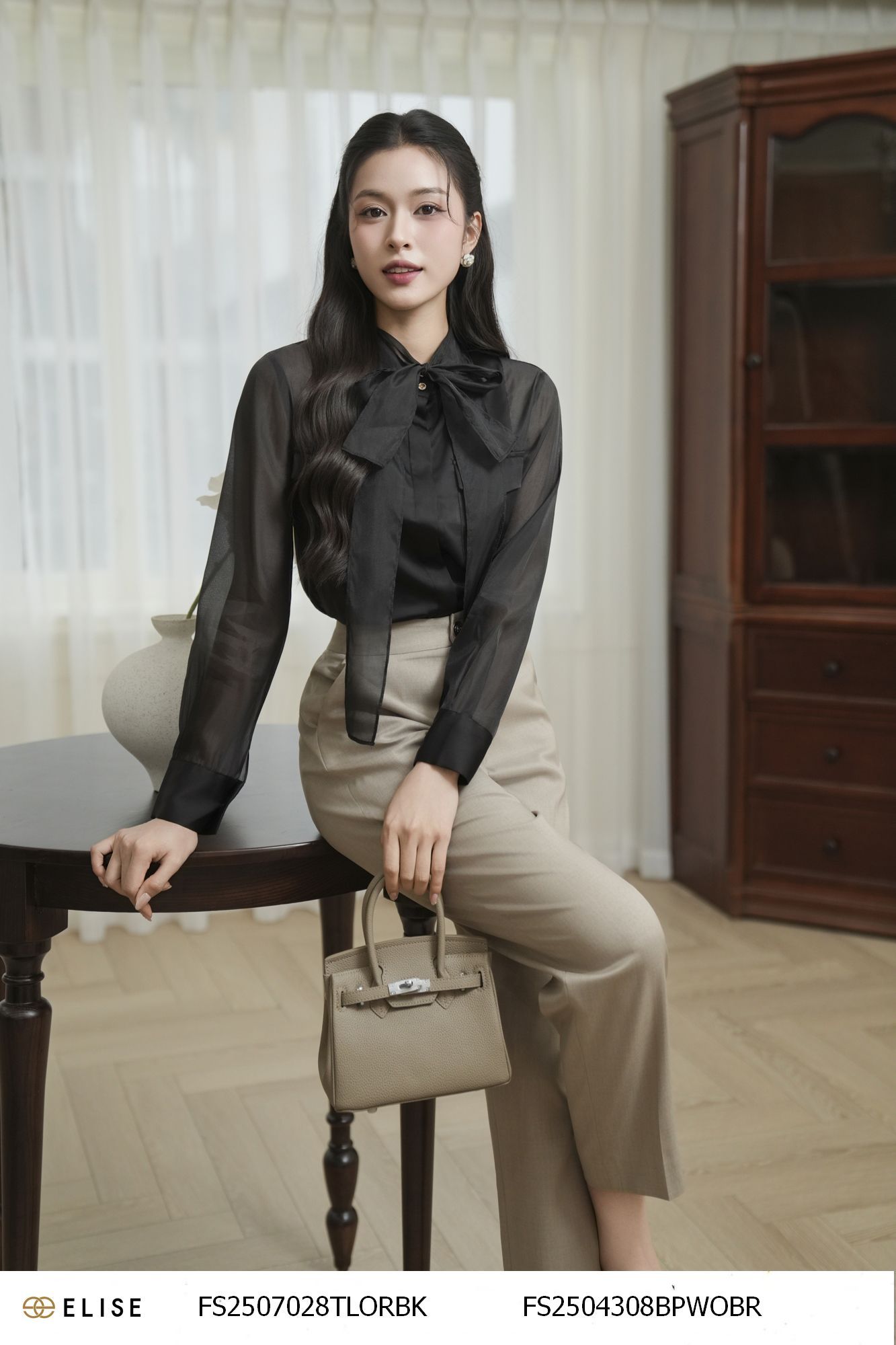 SM TƠ ĐEN PHỐI LỤA DÂY CỔ
