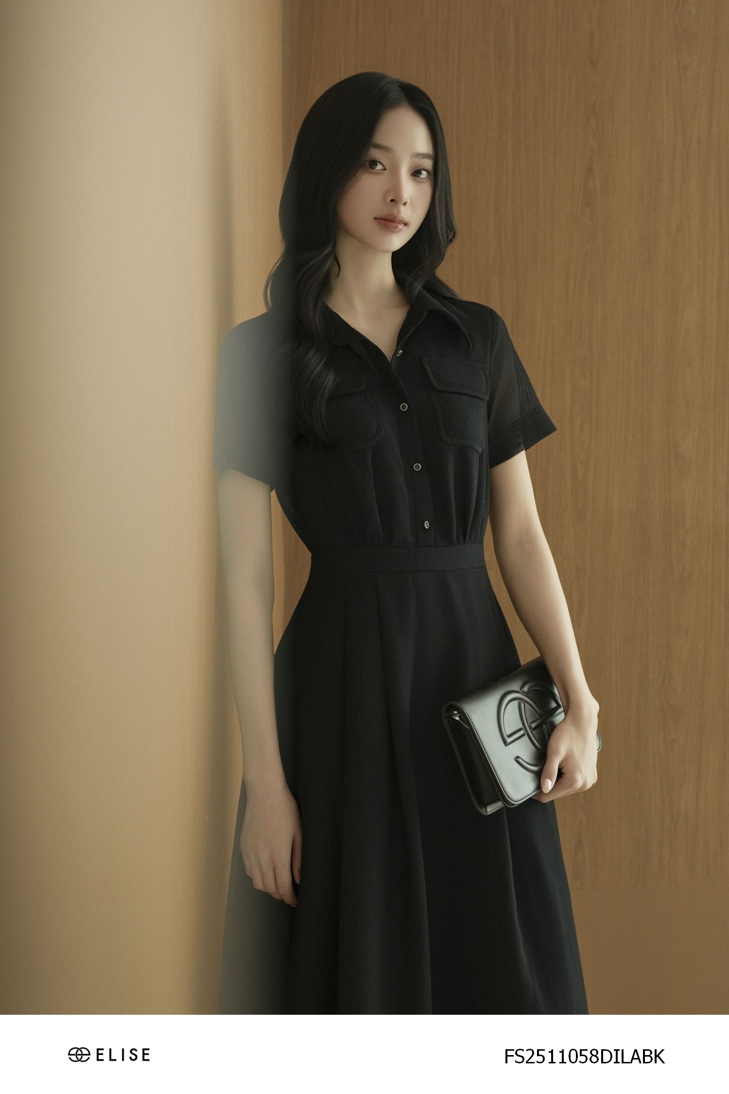ĐẦM LƯỚI ĐEN CỔ ĐỨC