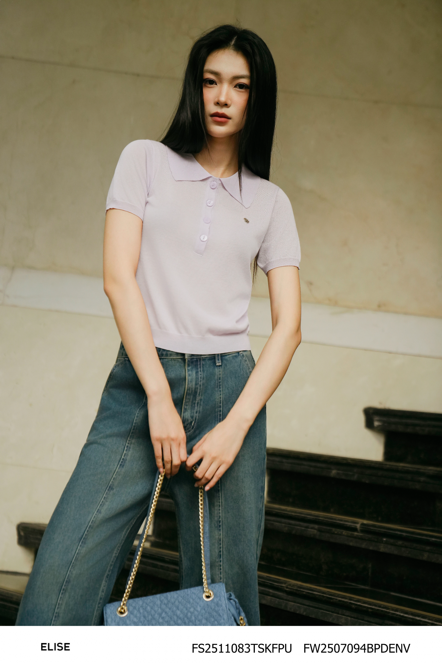 ÁO MONGTOGHI TÍM ĐÍNH LOGO