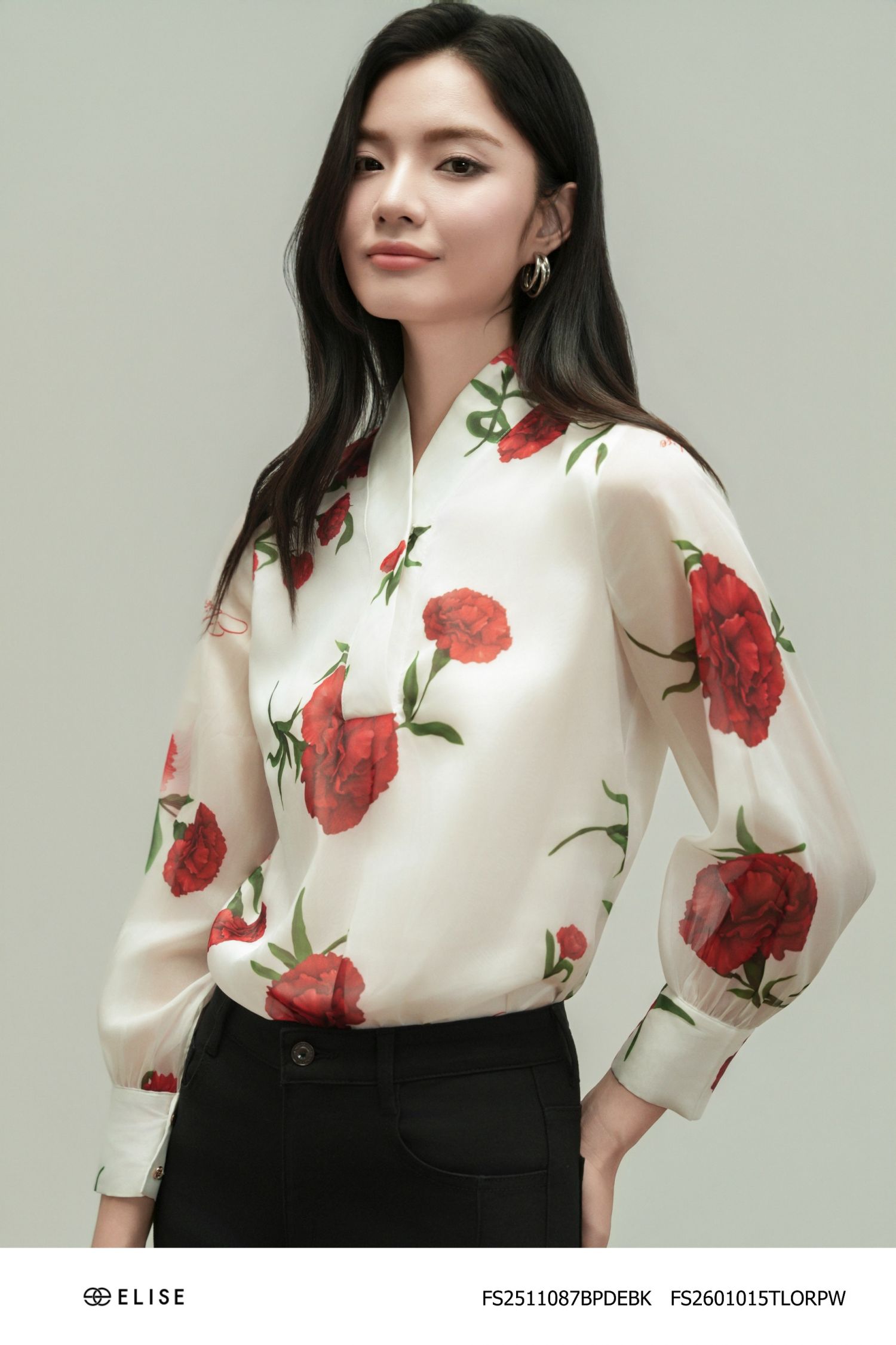 QUẦN JEANS ĐEN ỐNG LOE