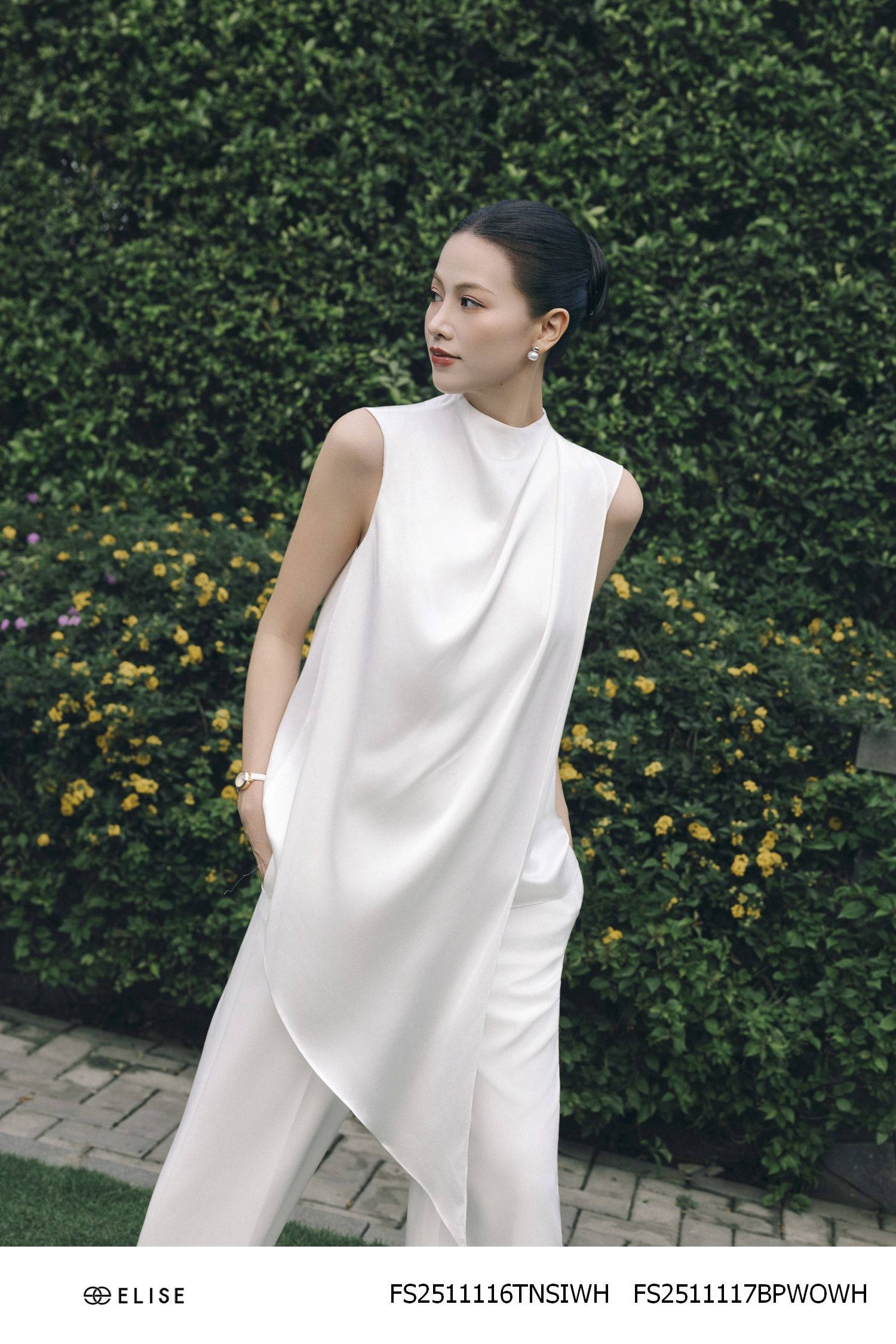 QUẦN SUÔNG TRẮNG TÚI SƯỜN