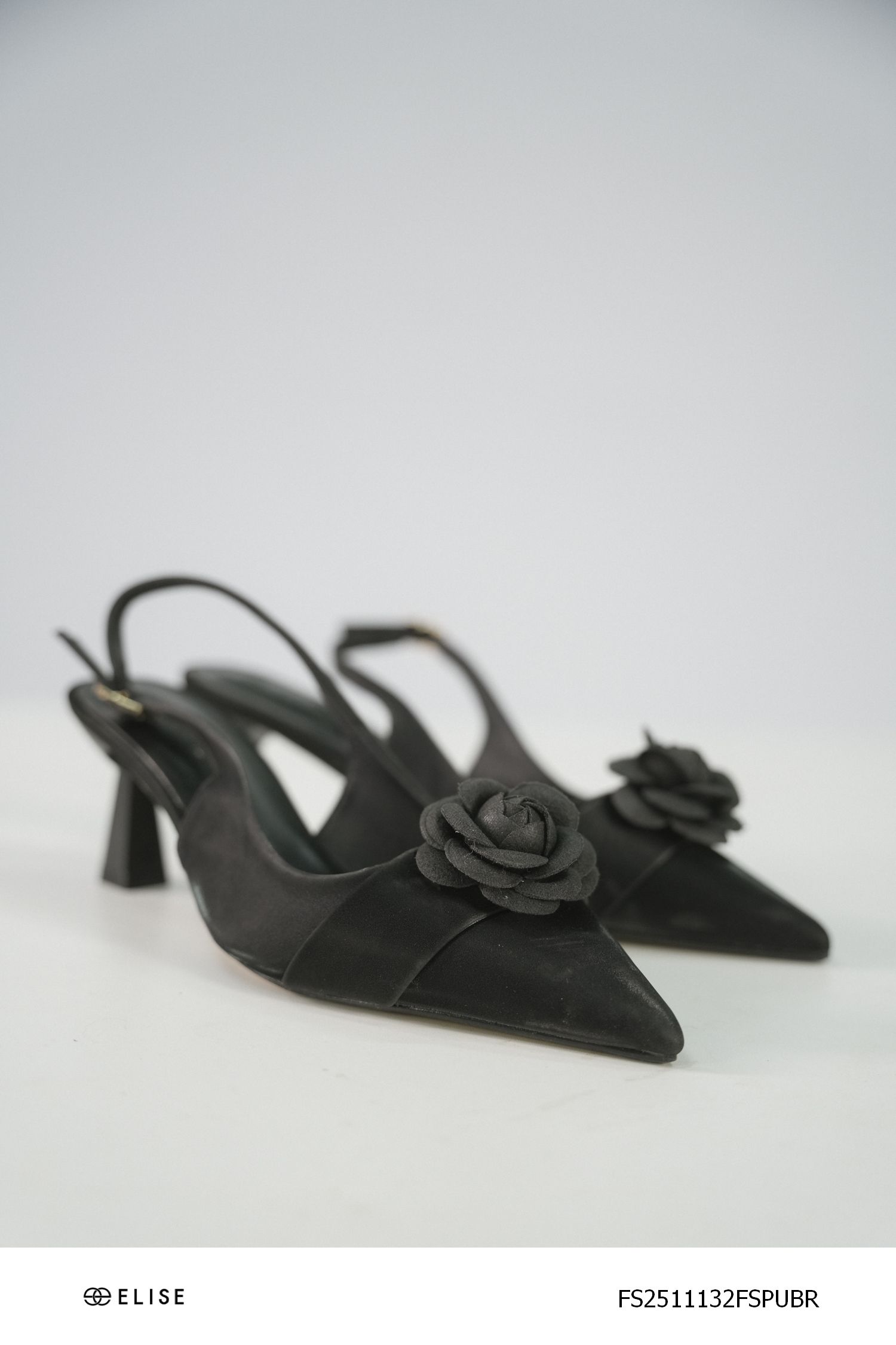 GIÀY SLINGBACK ĐÍNH HOA